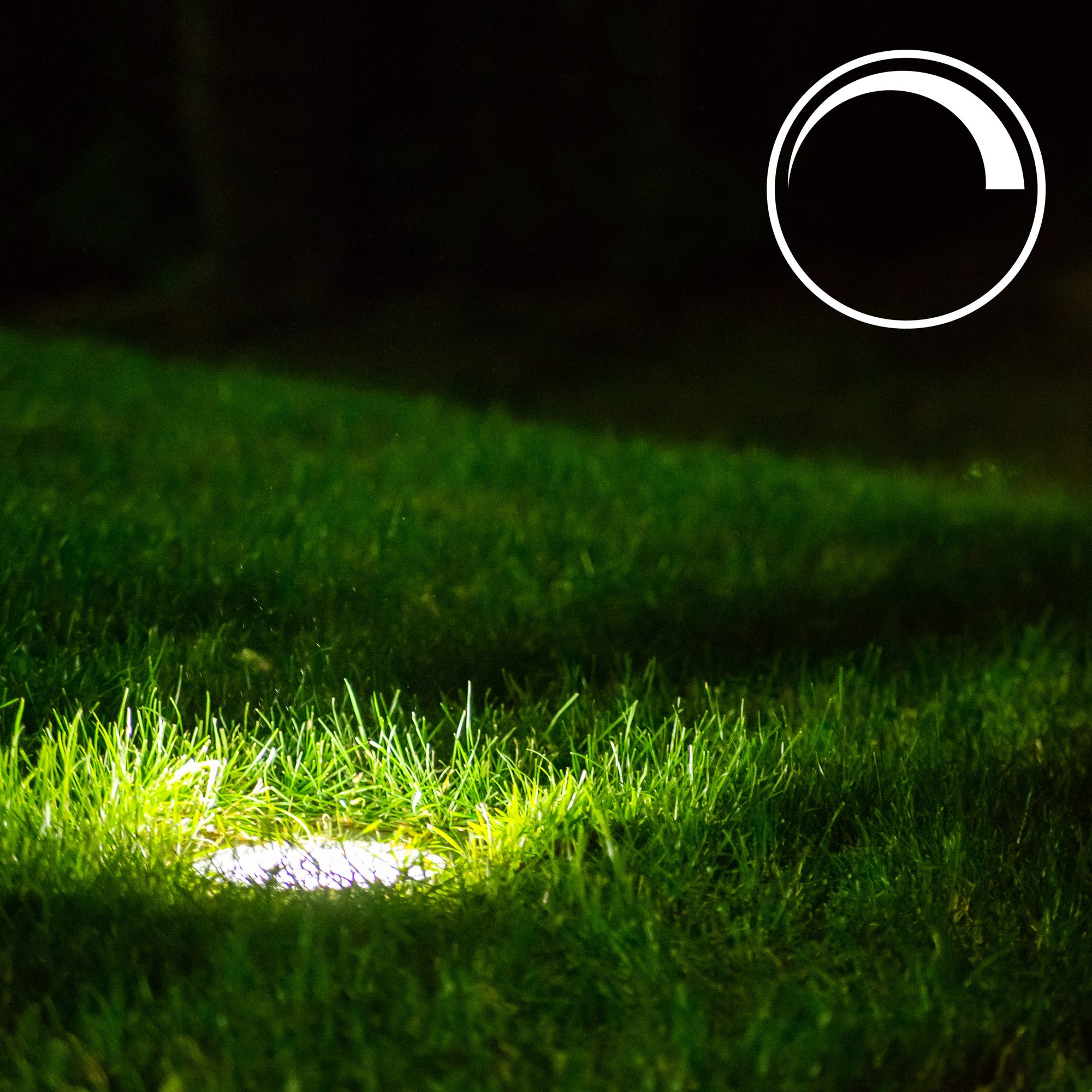 linovum LED Gartenstrahler BOQU Bodenleuchte eckig IP67 dimmbar schwarz LED GU10 7W neutralweiß, Neutralweiß
