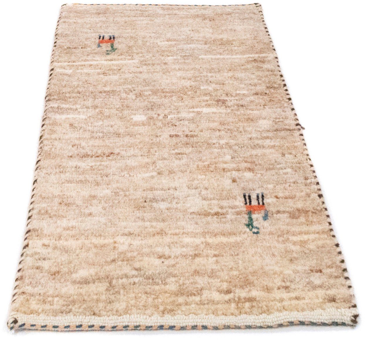 Wollteppich »Gabbeh Teppich handgeknüpft braun«, morgenland, rechteckig,  Höhe 15 mm, handgeknüpft online kaufen | OTTO