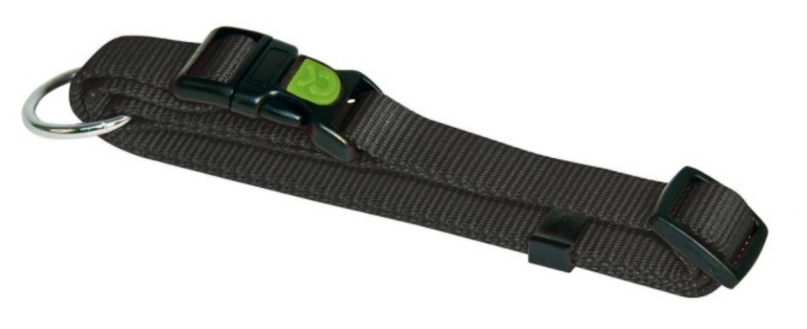 Kerbl Hunde-Halsband Halsband Miami Schwarz	40 cm - 55 cm