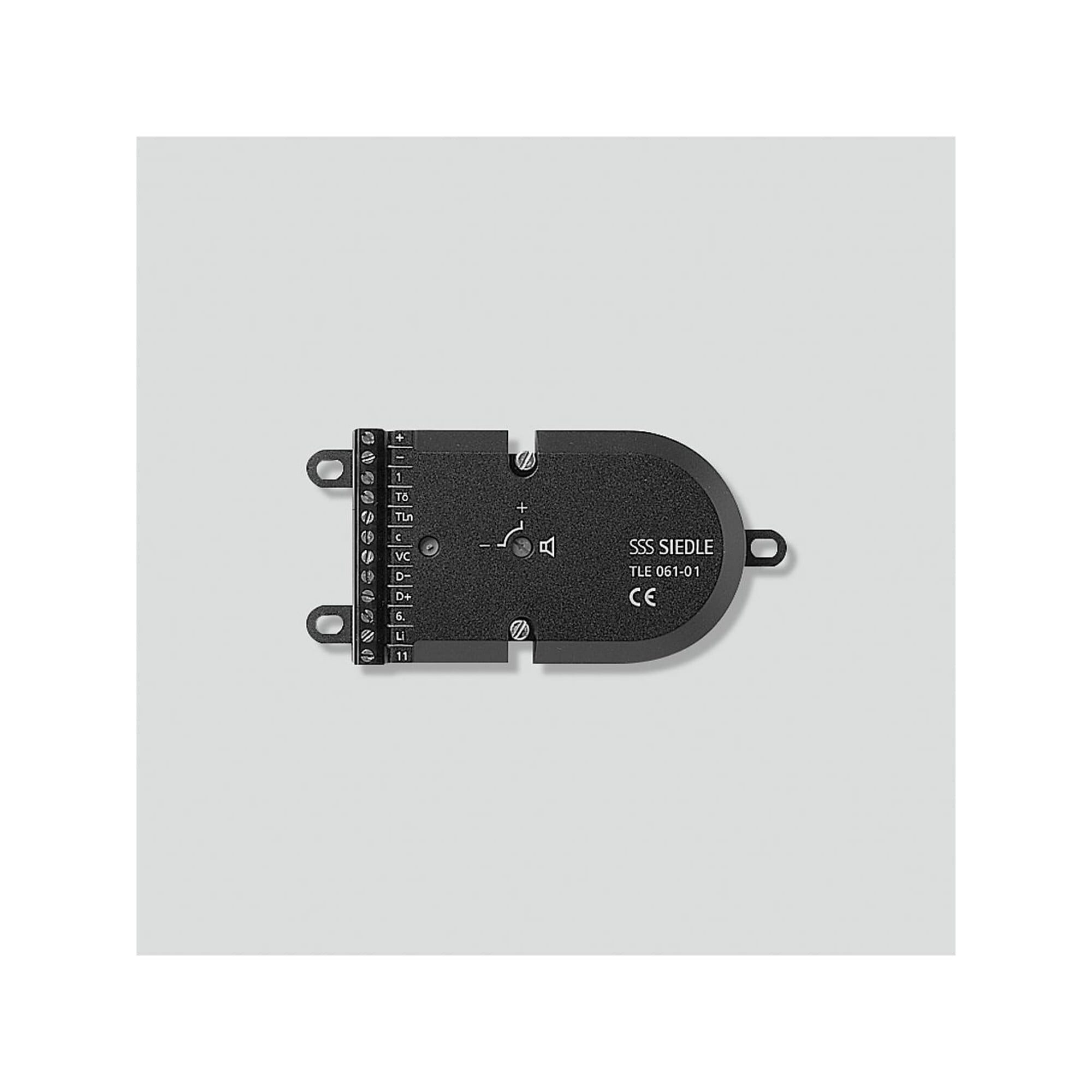 Siedle Briefkasten Siedle&Söhne Türlautsprecher für 1+n-Technik, sw TLE 061-01