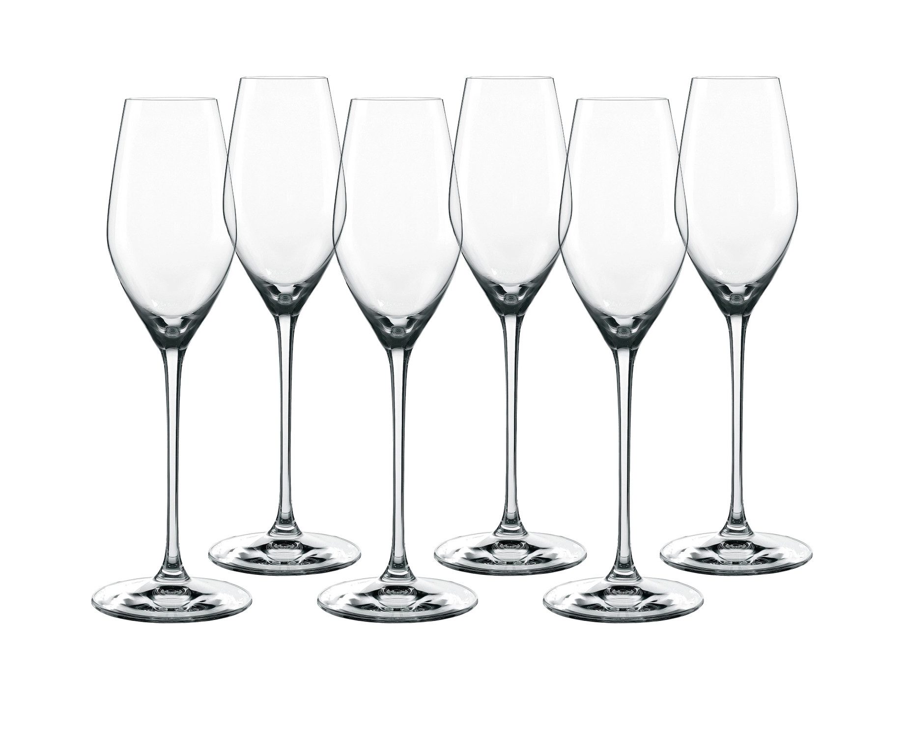 SPIEGELAU Champagnerglas Spiegelau Topline Champagnerkelch 6er Set, Kristallglas