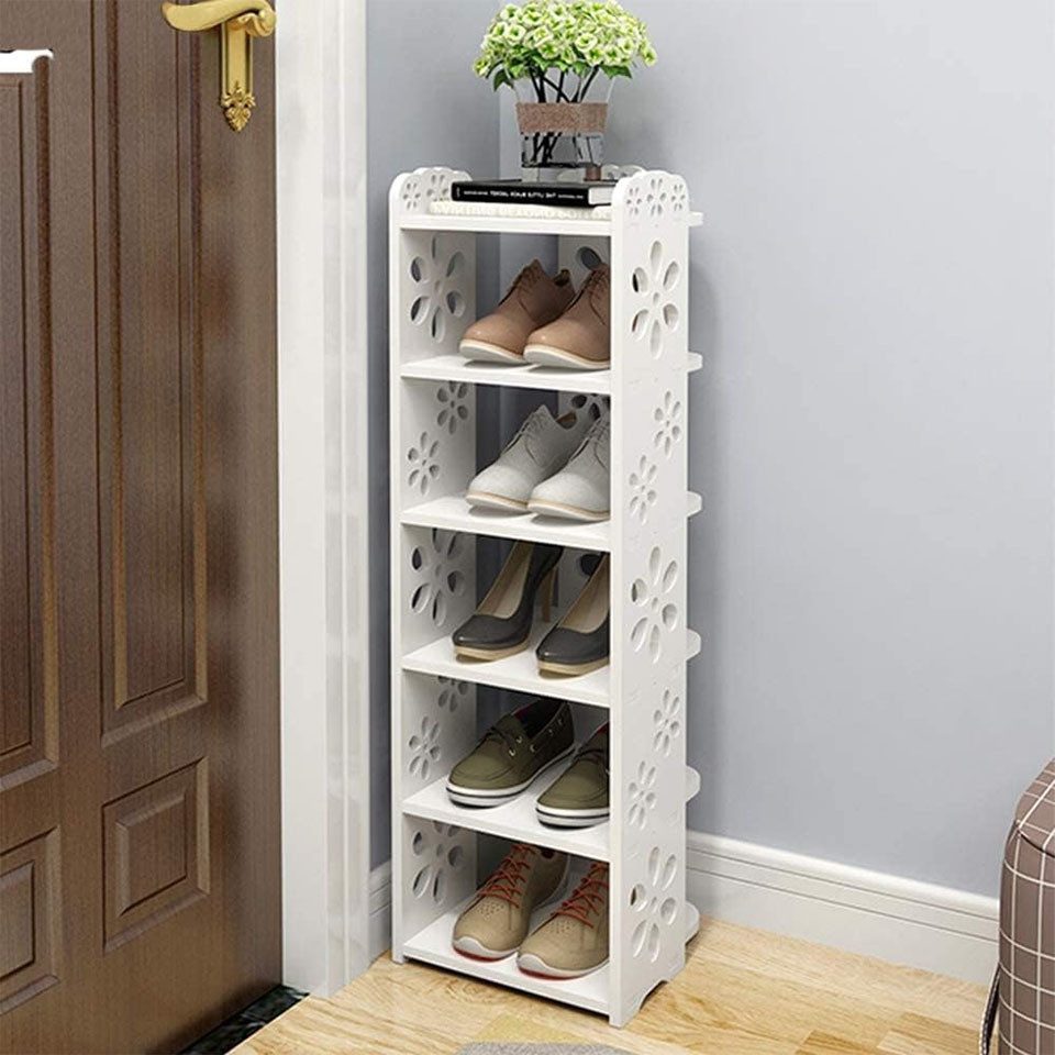 NAIMP Schuhregal Verstellbare Pflaumenblüte Schuhregal für günstig online kaufen