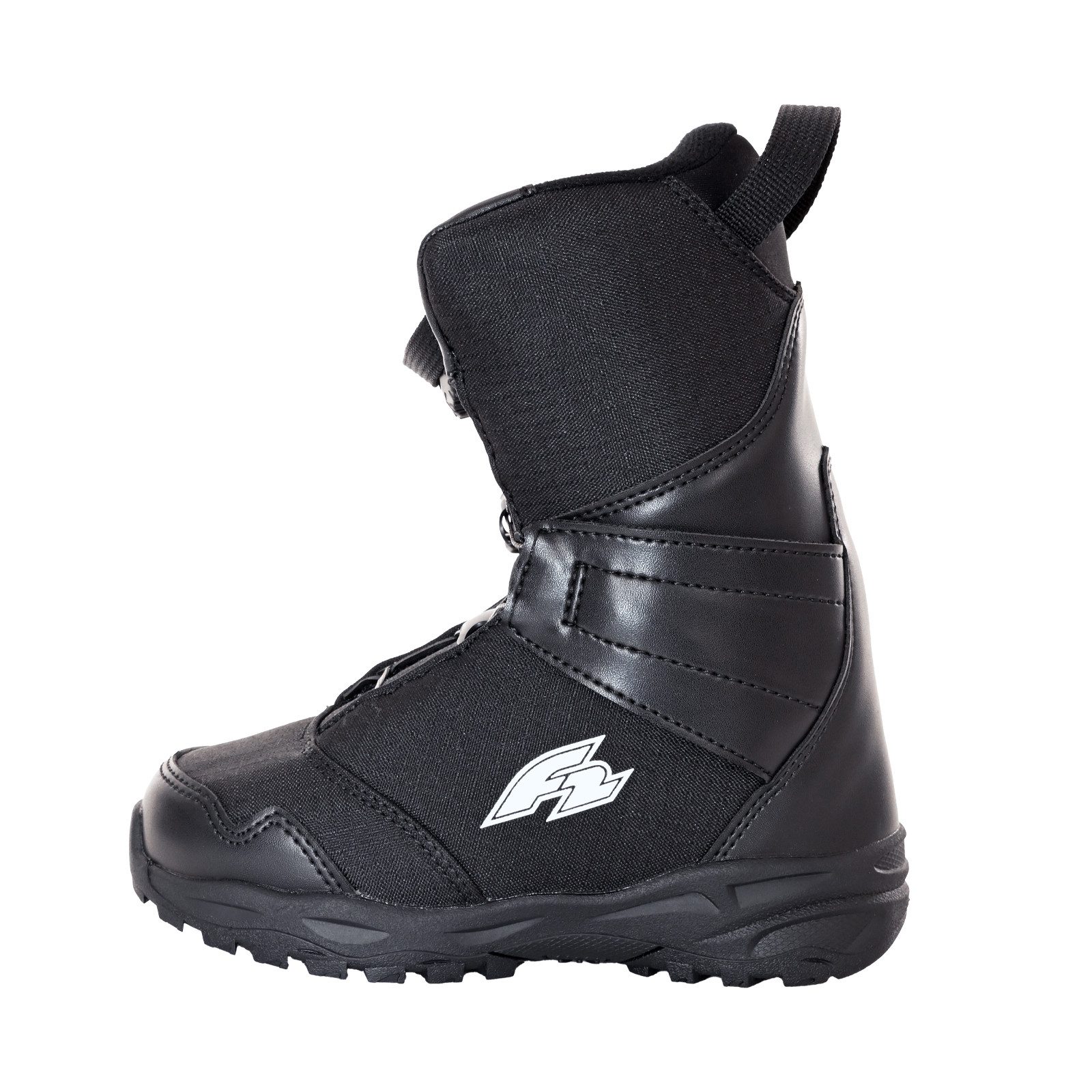 F2 F2 Junior Snowboard Boots Kids Atop - Rookie Größe wählbar Schwarz Snowboardboots