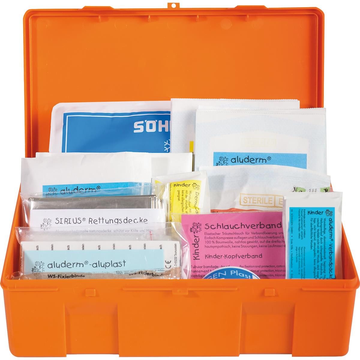Söhngen Erste-Hilfe-Set SÖHNGEN Verbandkasten SCHULE 0350051 orange