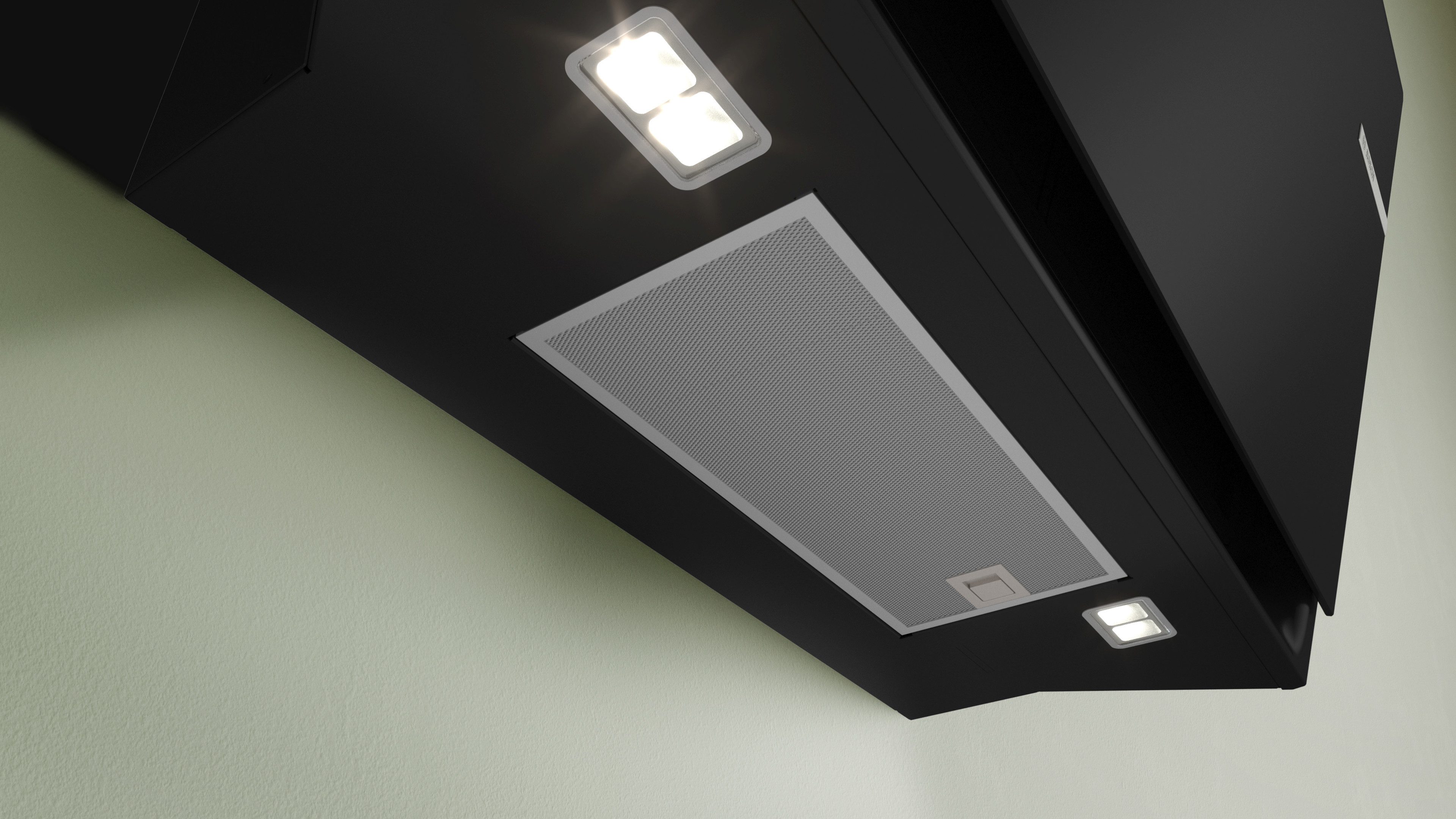 BOSCH Kopffreihaube DWJ81AN60 Serie Serie 6 DWJ81AN60, Leiser SilentPowerDrive & automatische Smart Hood Lüfteranpassung