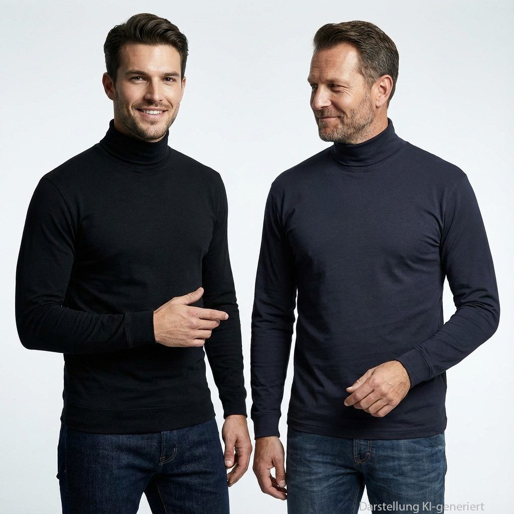 RAGMAN Longsleeve Basic aus feinstem Single-Jersey, hohe Formstbilität