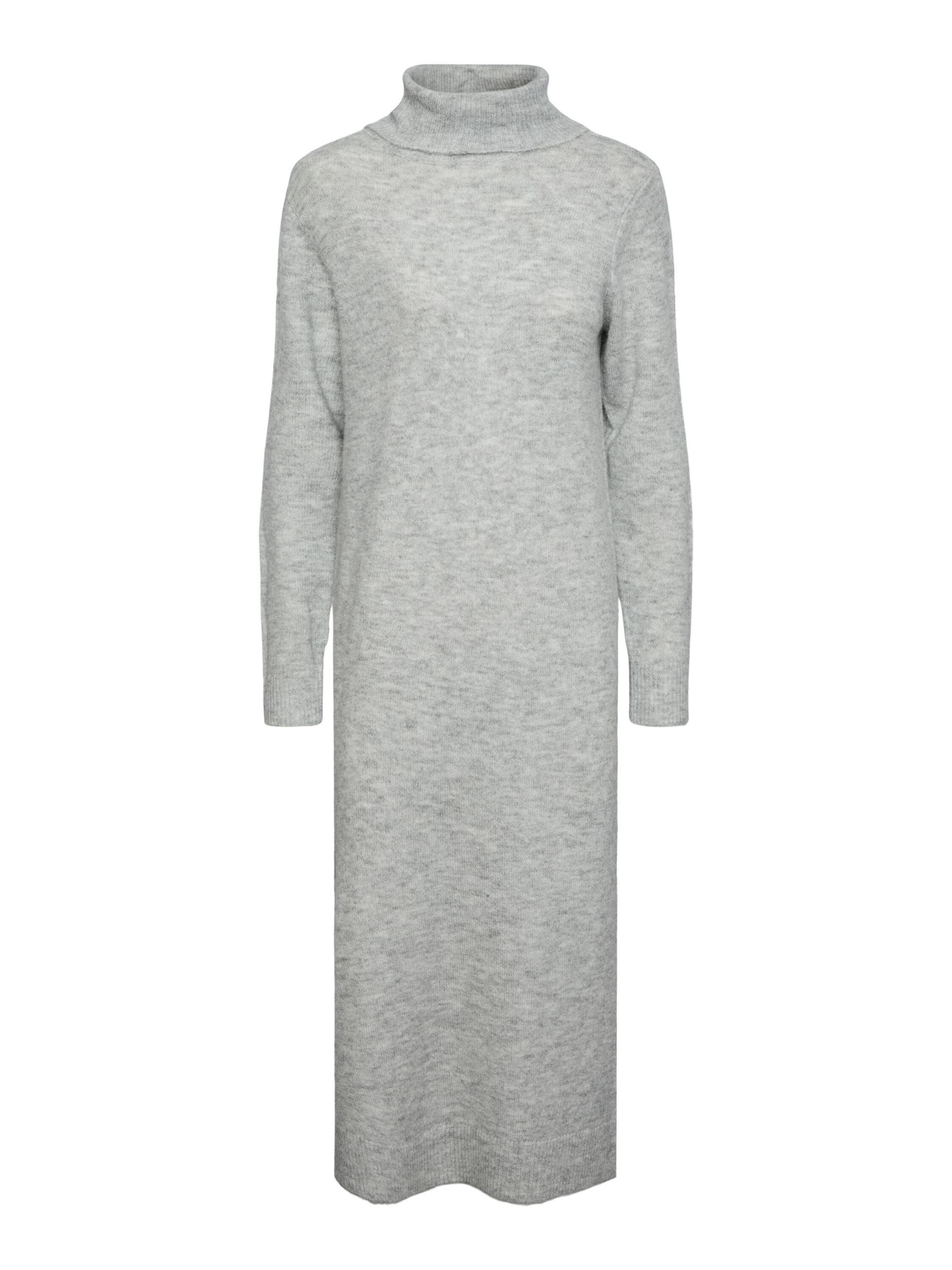 pieces Strickkleid PCJULIANA LS ROLLNECK KNIT günstig online kaufen