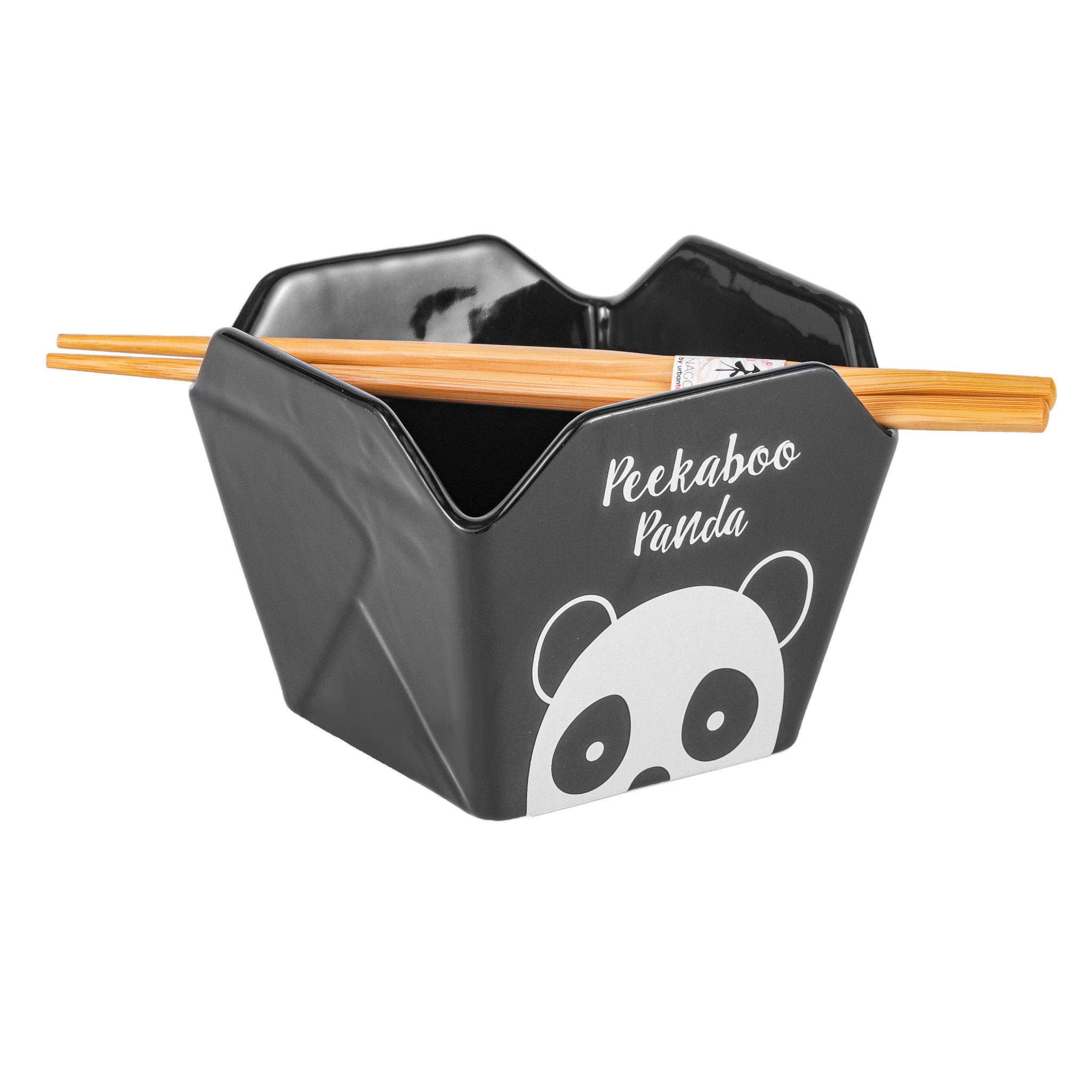 Dark-Desires Suppenschüssel "Peekaboo Panda" Ramen-Schüssel Kawaii Geschenkset