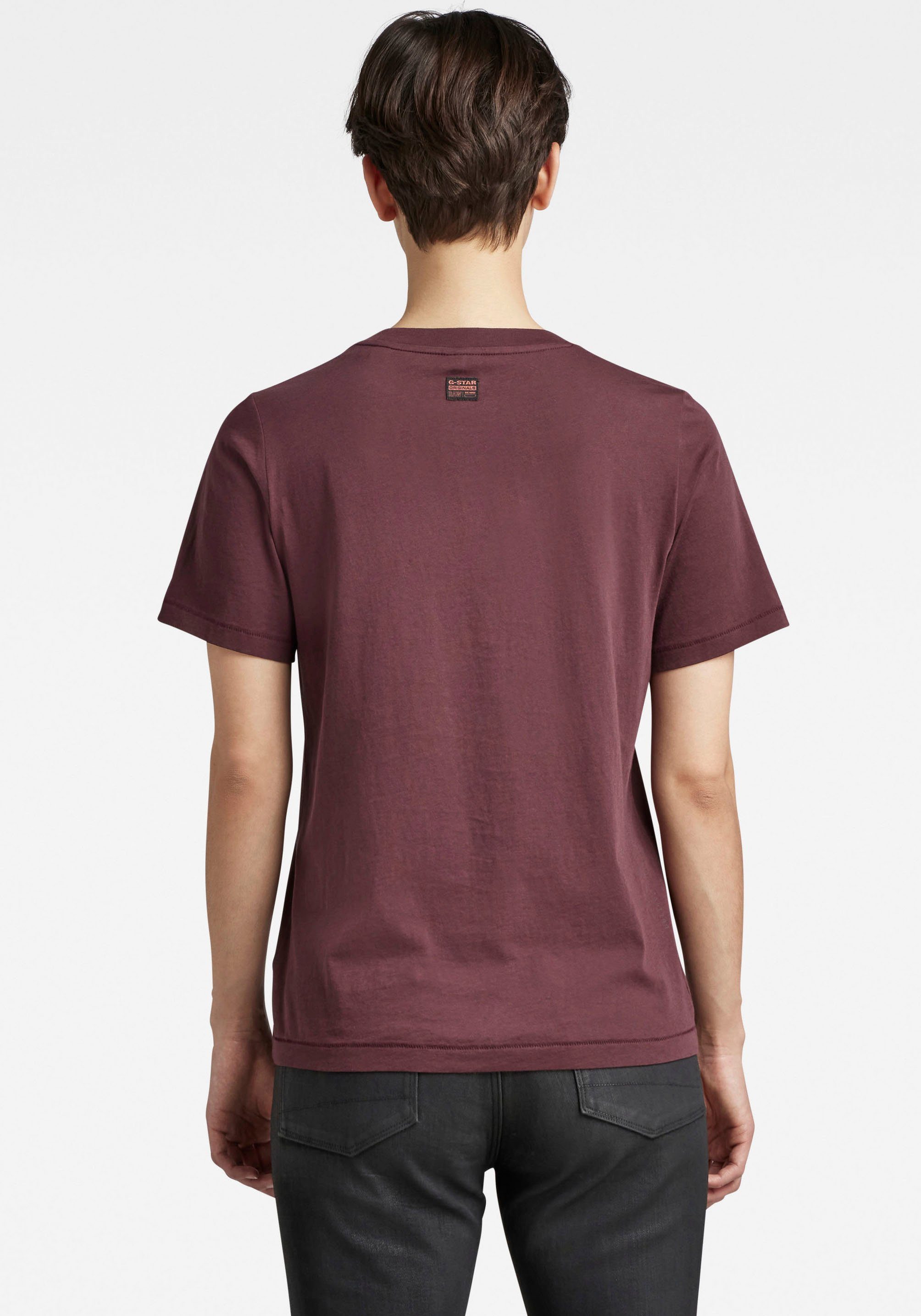 Face wine T-Shirt Type G-Star vineyard RAW