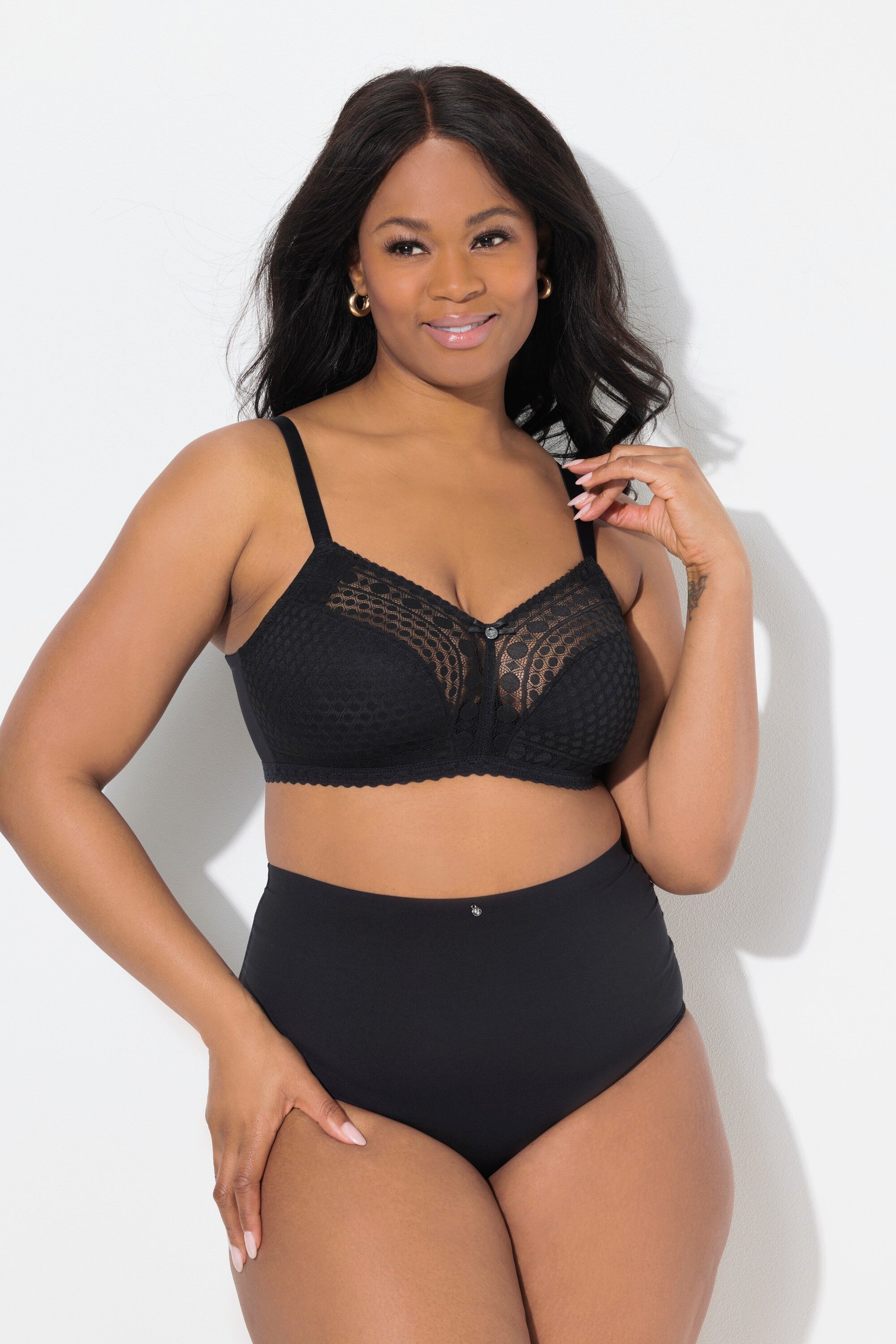 Ulla Popken Soft-BH TRUYOU Bralette bügellos Spitze