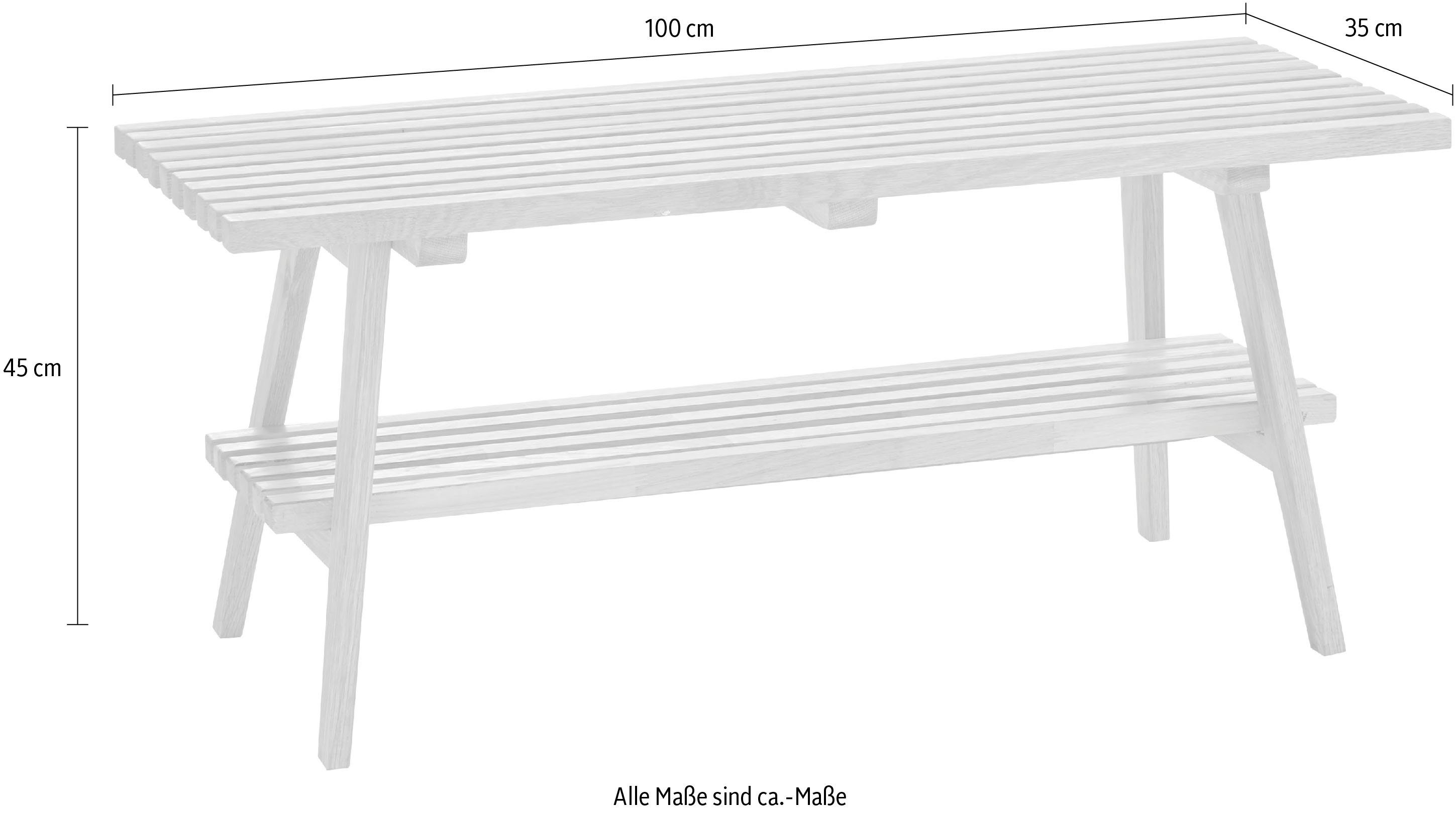 100 cm ca. furniture Breite Alwar, Sitzbank MCA