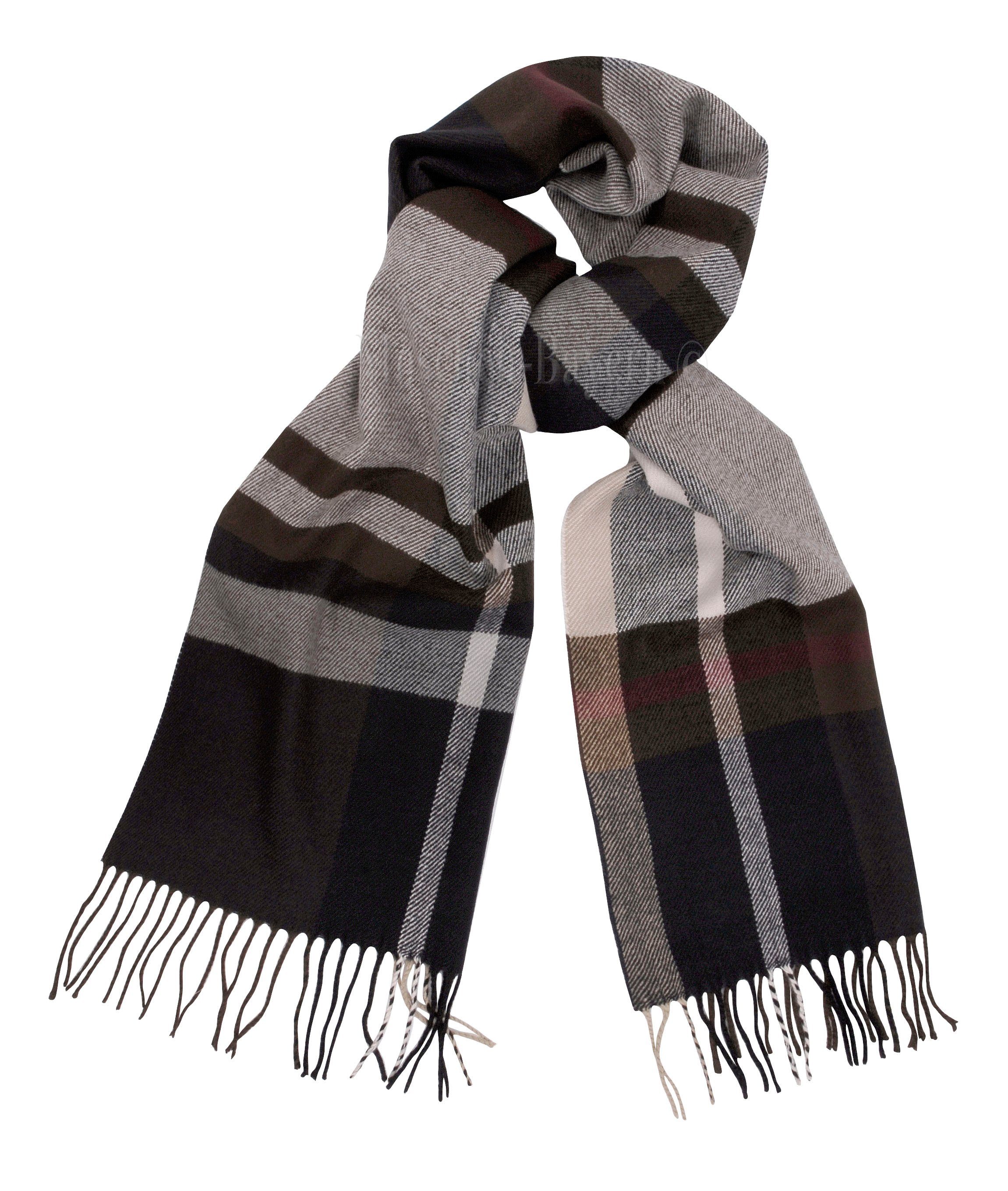 Wollschal Herrenschal Herren Damen Schal Wolle Winterschal Wollschal kariert