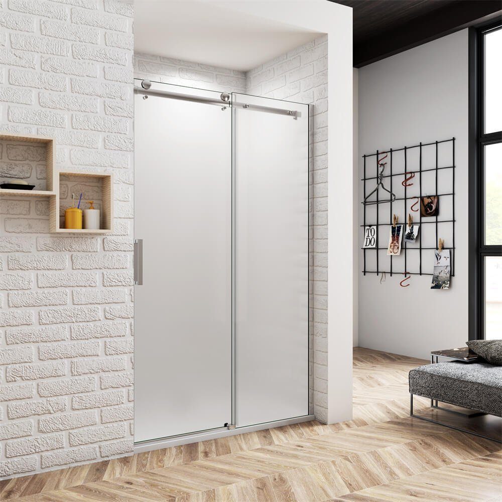 duschspa DuschSchiebetür 8mm Duschtür Schiebetür Nischentür Dusche