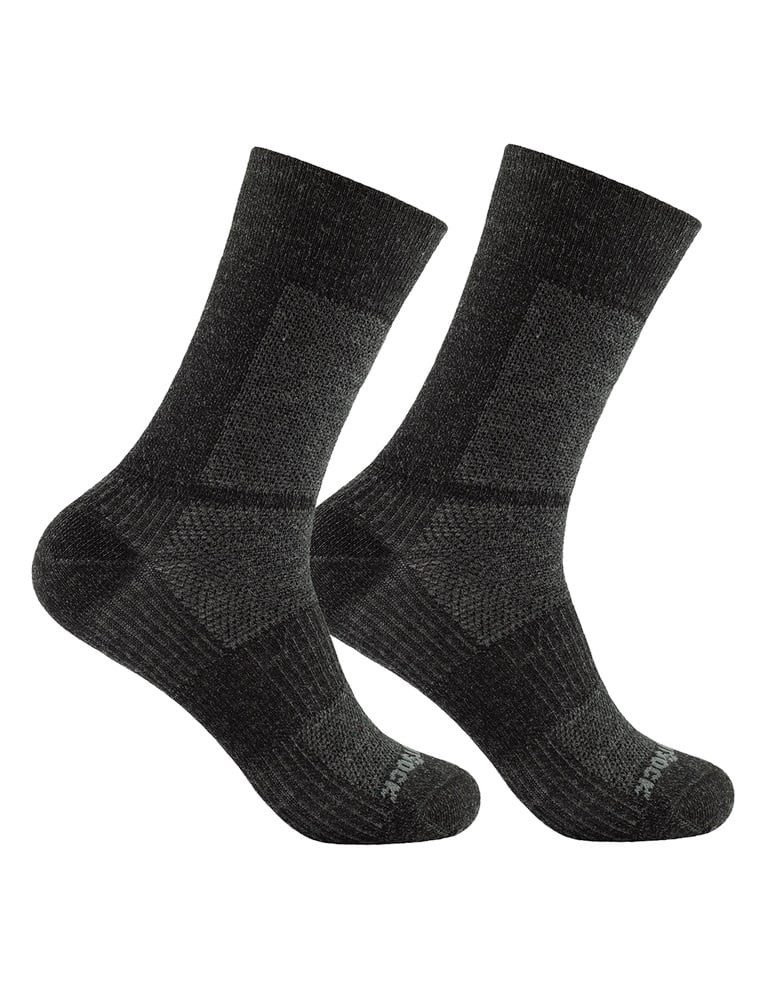 Wrightsock Wandersocken Crew Merino Coolmesh II (dünn, Merinowolle) grau/sc günstig online kaufen