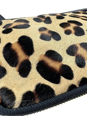 COLLEZIONE ALESSANDRO Umhängetasche Leopard, Echtes Leder, Made in Italy