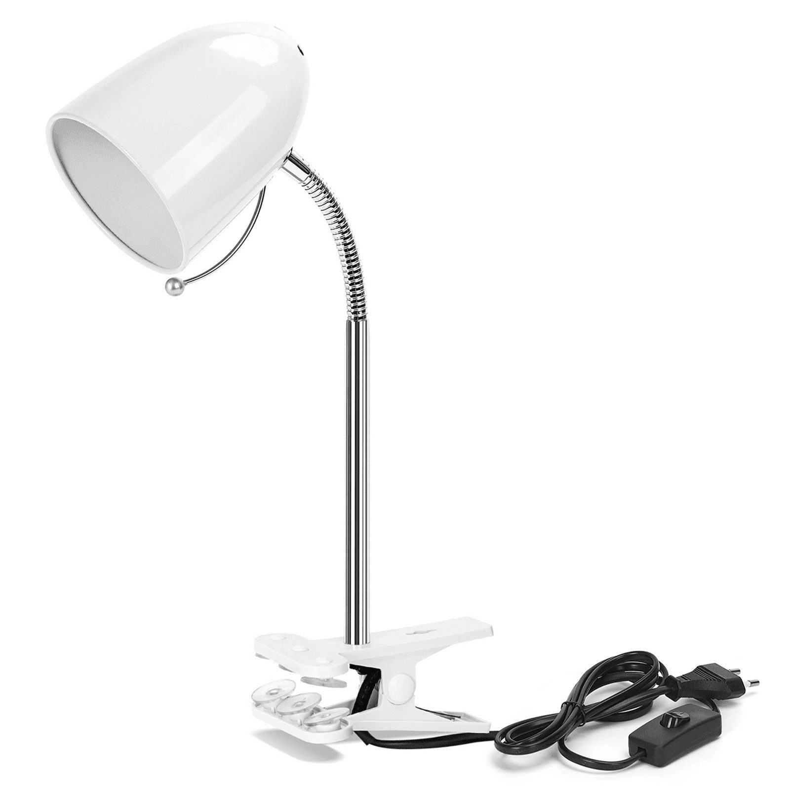 Aigostar LED Klemmleuchte Klemmlampe E27 Modell LED 153cm Kabel Schreibtischlampe