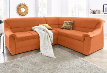 DOMO collection Ecksofa Lale L-Form, mit langem Schenkel, wahlweise mit Bettfunktion