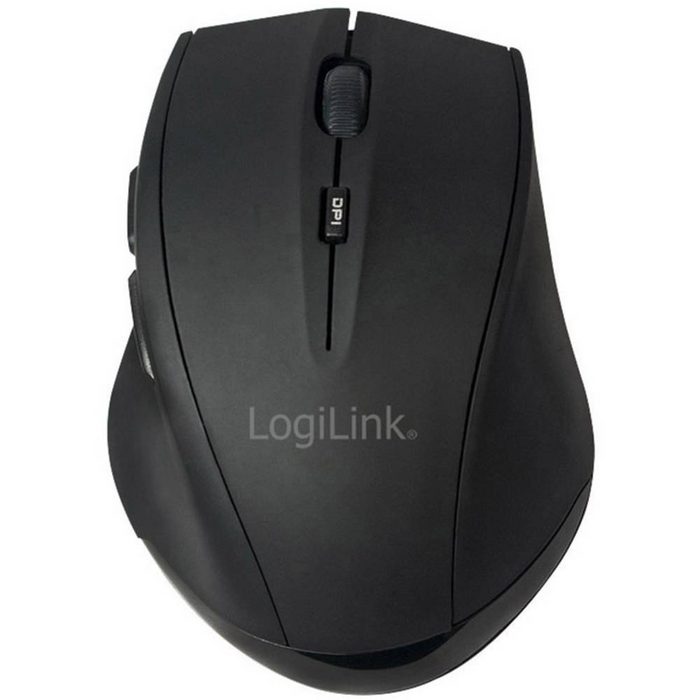 LogiLink ® Bluetooth Laser Maus mit 5 Tasten Mäuse (Integriertes Scrollrad)
