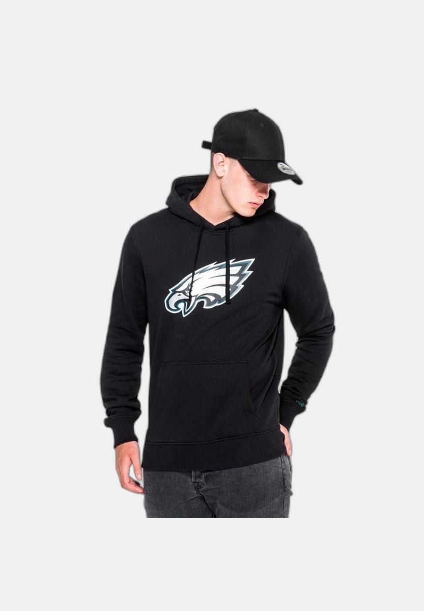 New Era Hoodie Philadelphia Eagles NFL Team Logo Hoody Schwarz Kapuzenpullover New Er (1-tlg)