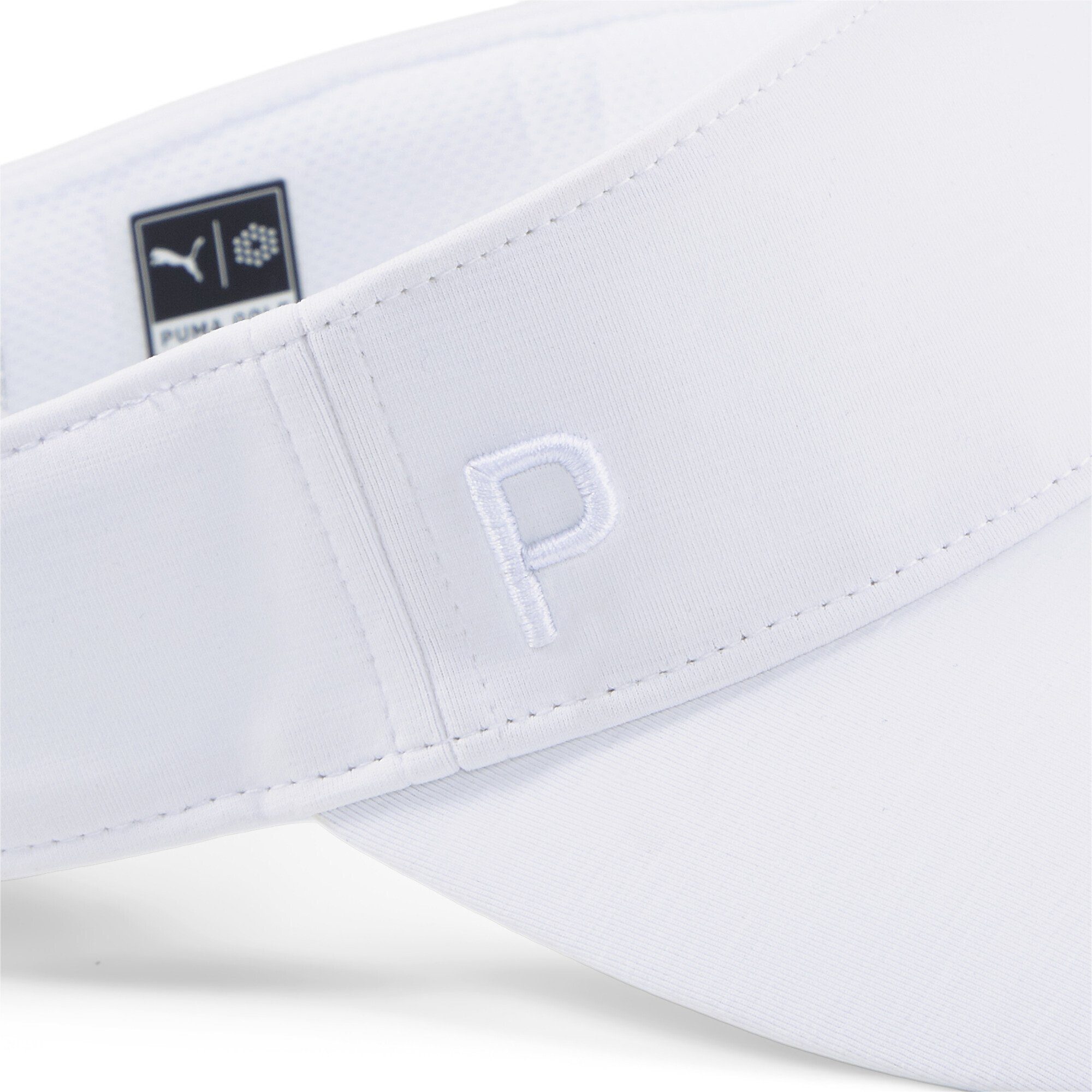 White PUMA Glow P Golfvisor Damen Visor