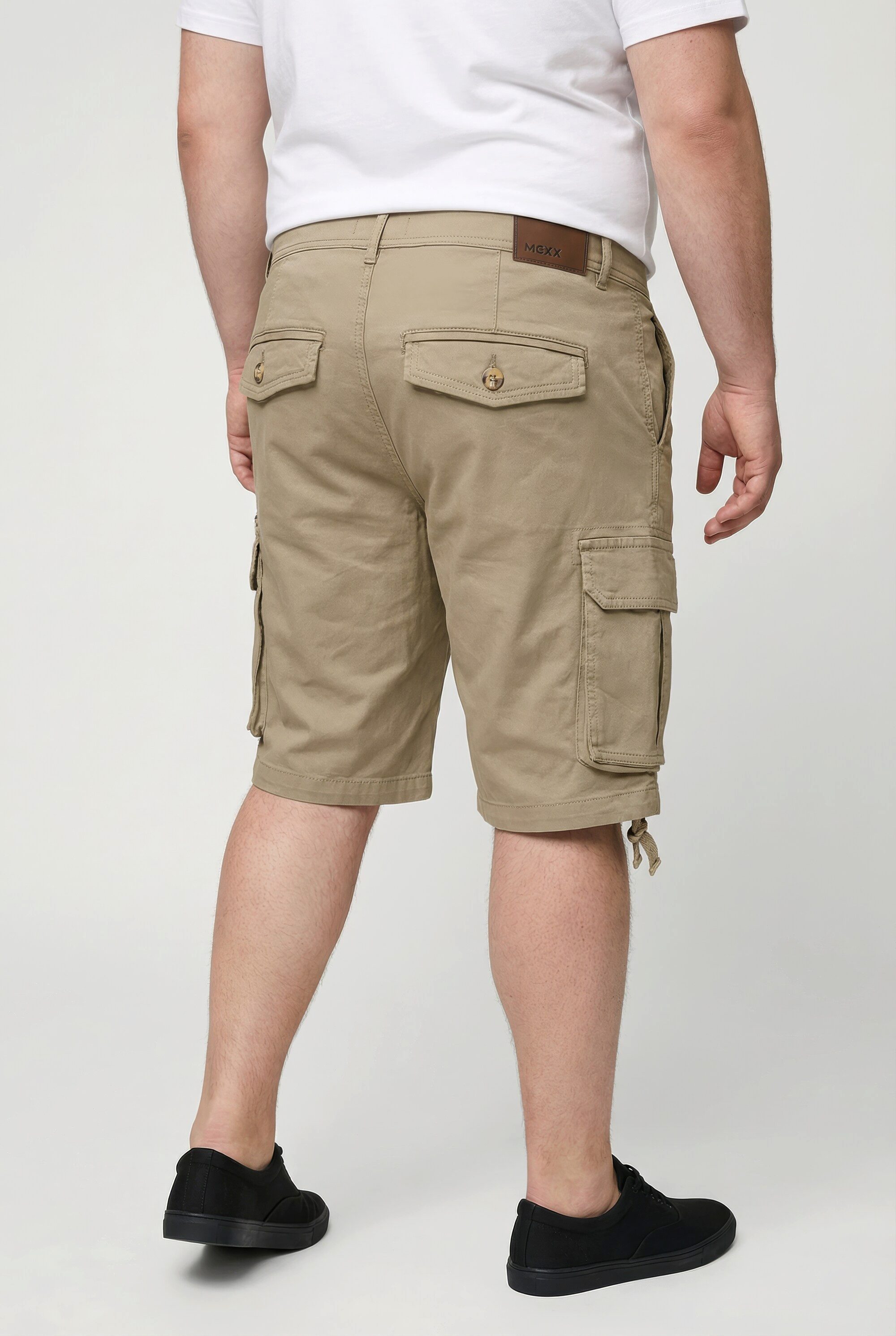 Men Plus Bermudas Cargo-Bermuda Bauchfit viele Taschen