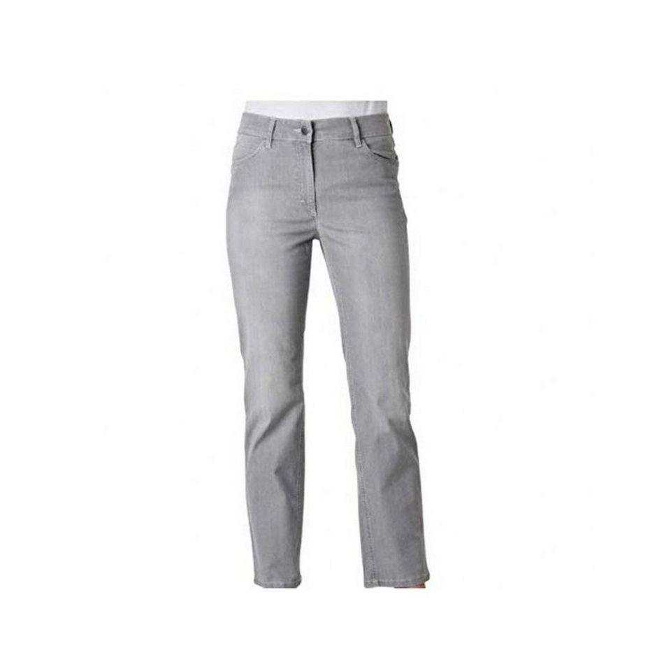 Zerres 5-Pocket-Jeans grau (1-tlg), Modisch und modern