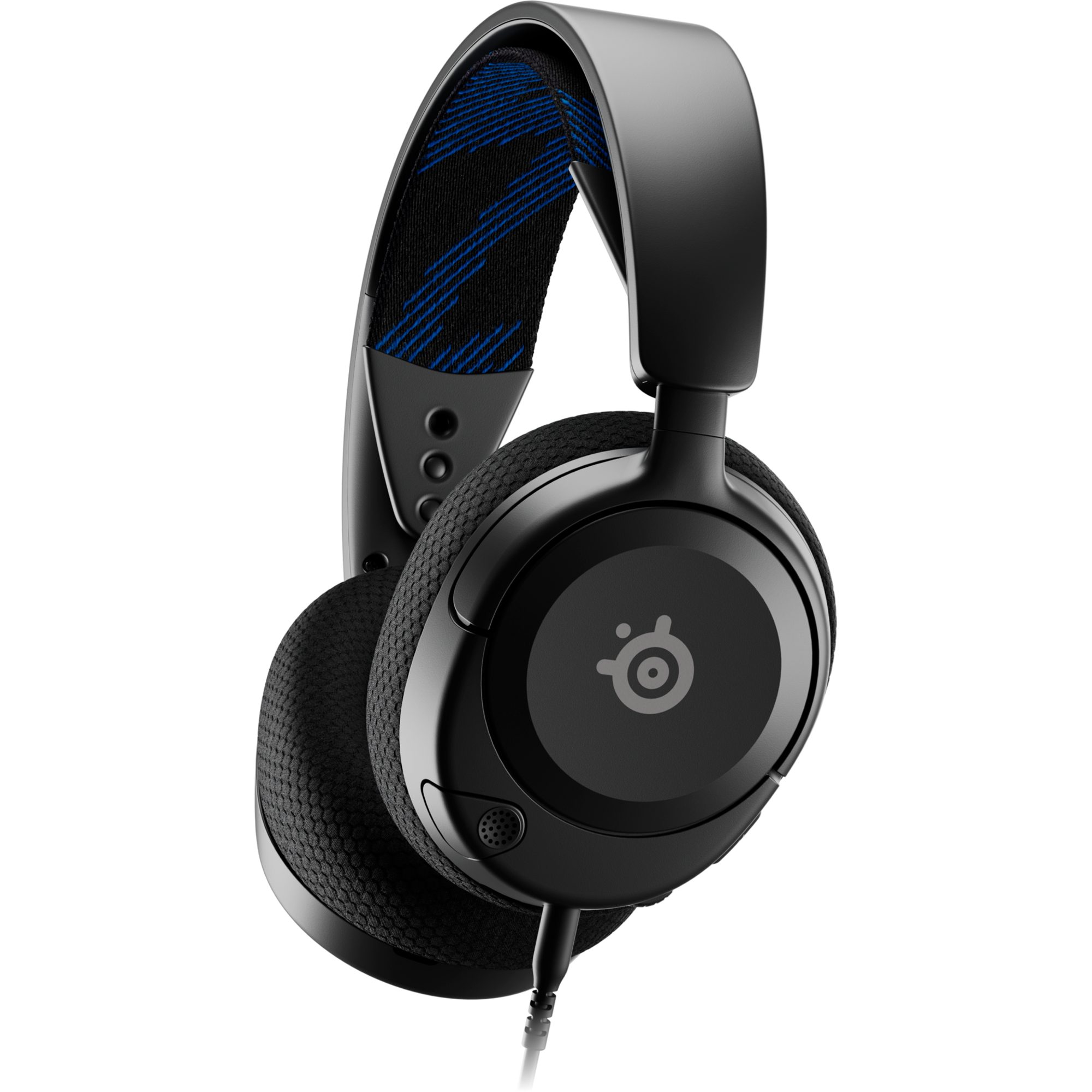 SteelSeries SteelSeries Arctis Nova 1P, Gaming-Headset, (3.5 mm Klinke) Headset (Nova Acoustic System, 360°Spatial Audio, Sonar Software + Pro Grade Parametric EQ, ComfortMAX System)