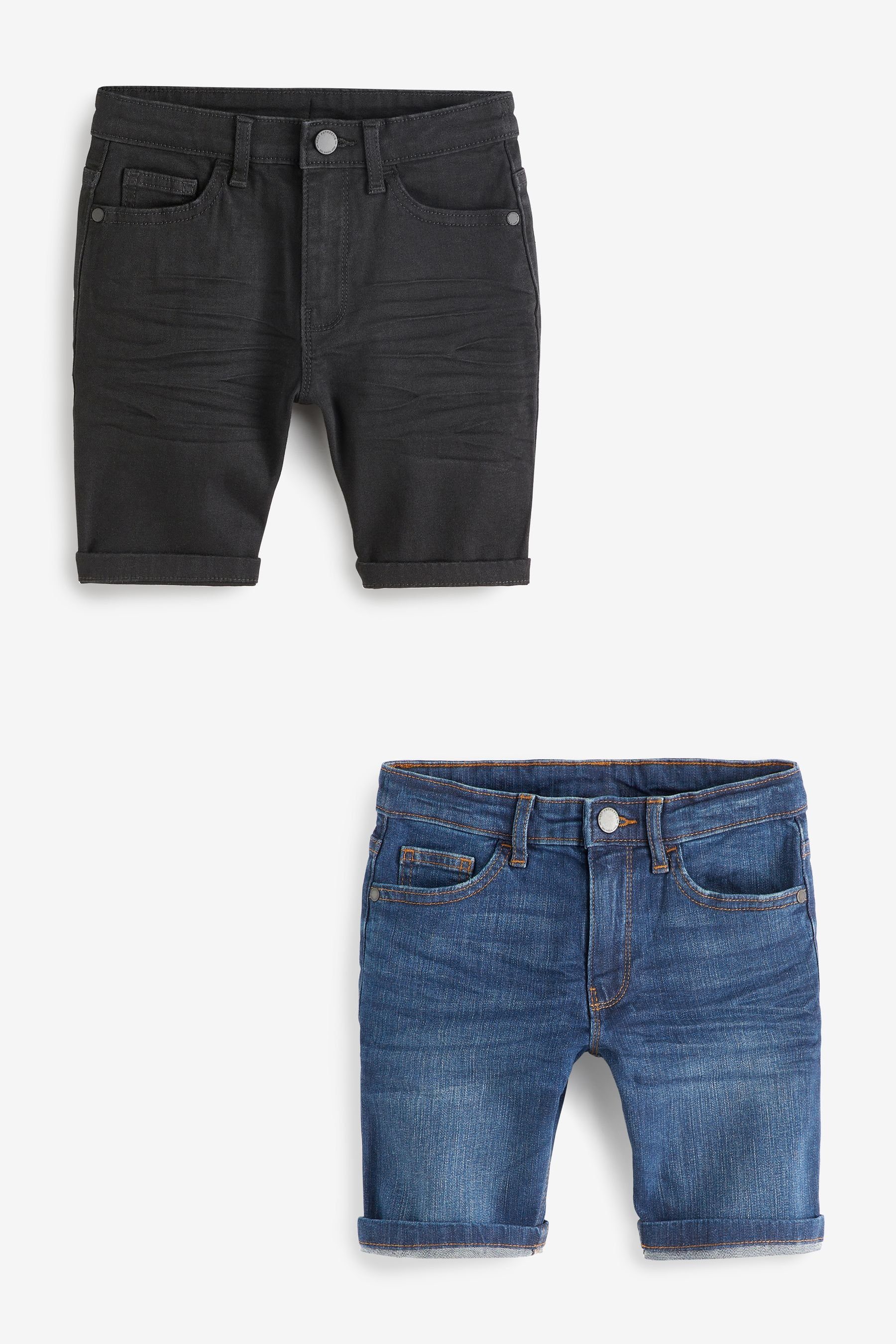 Next Jeansshorts Denim-Shorts, 2er-Pack (2-tlg)