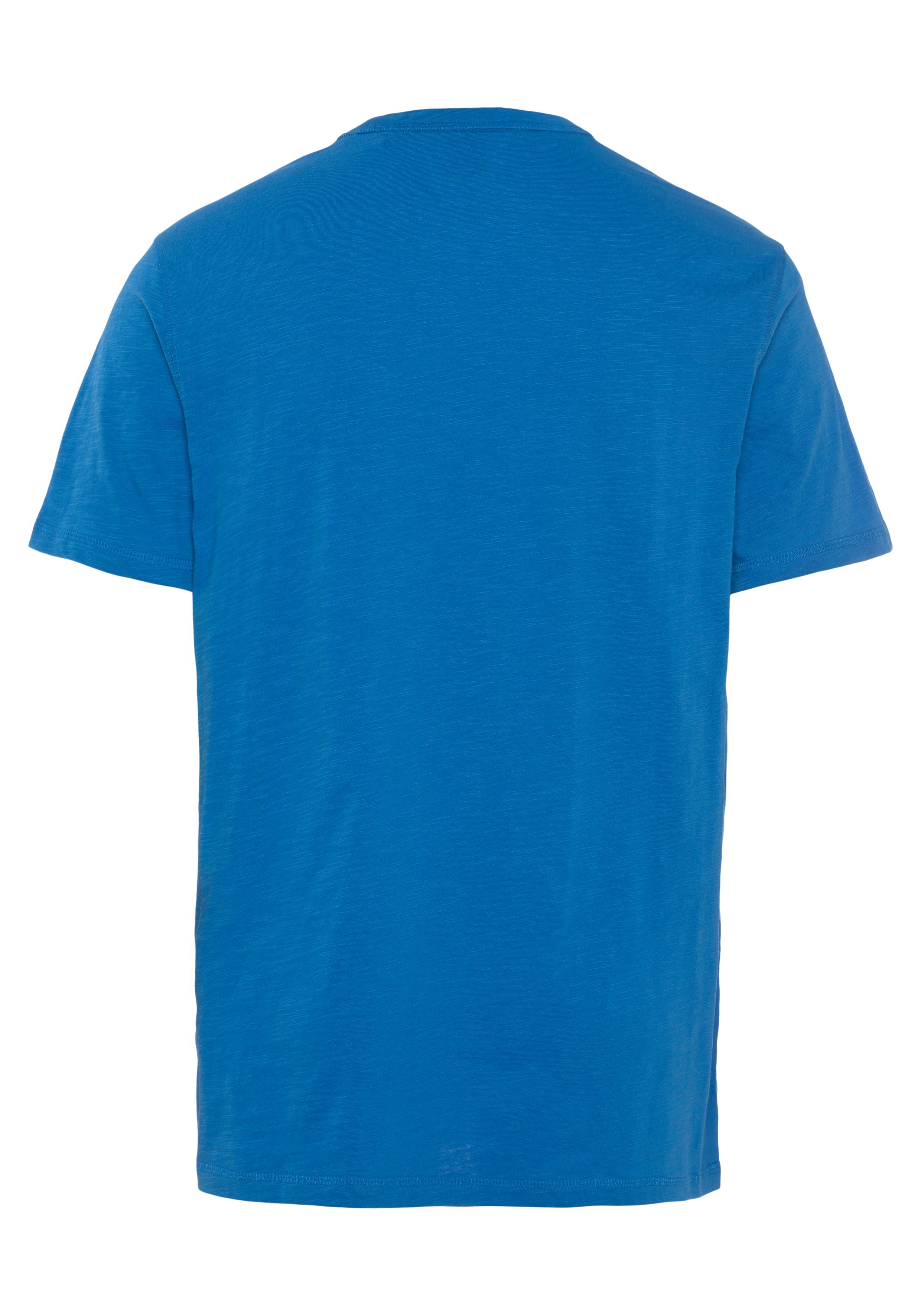 open_blue2 verziert ORANGE (Packung) mit Tegood Overlock-Nähten BOSS T-Shirt