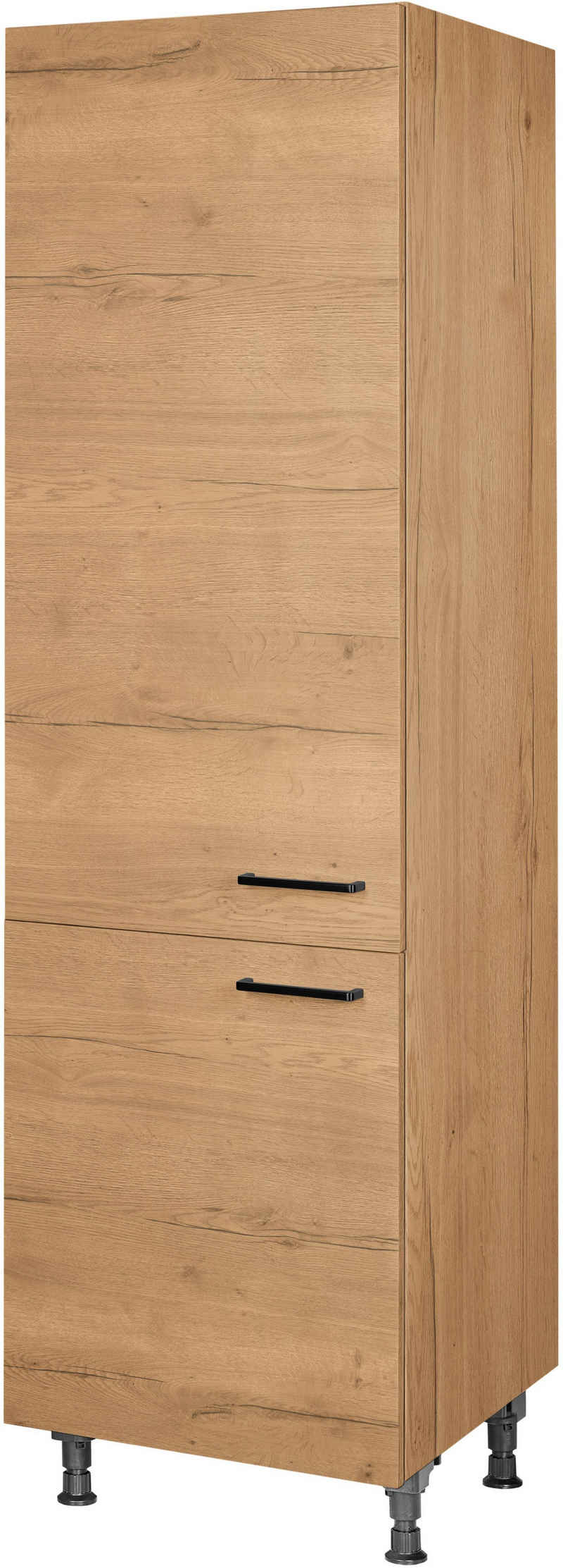 nobilia® Hochschrank "Structura", Ausrichtung wählbar, mit zwei Türen, vormontiert, Breite/Höhe: 60/216,6 cm