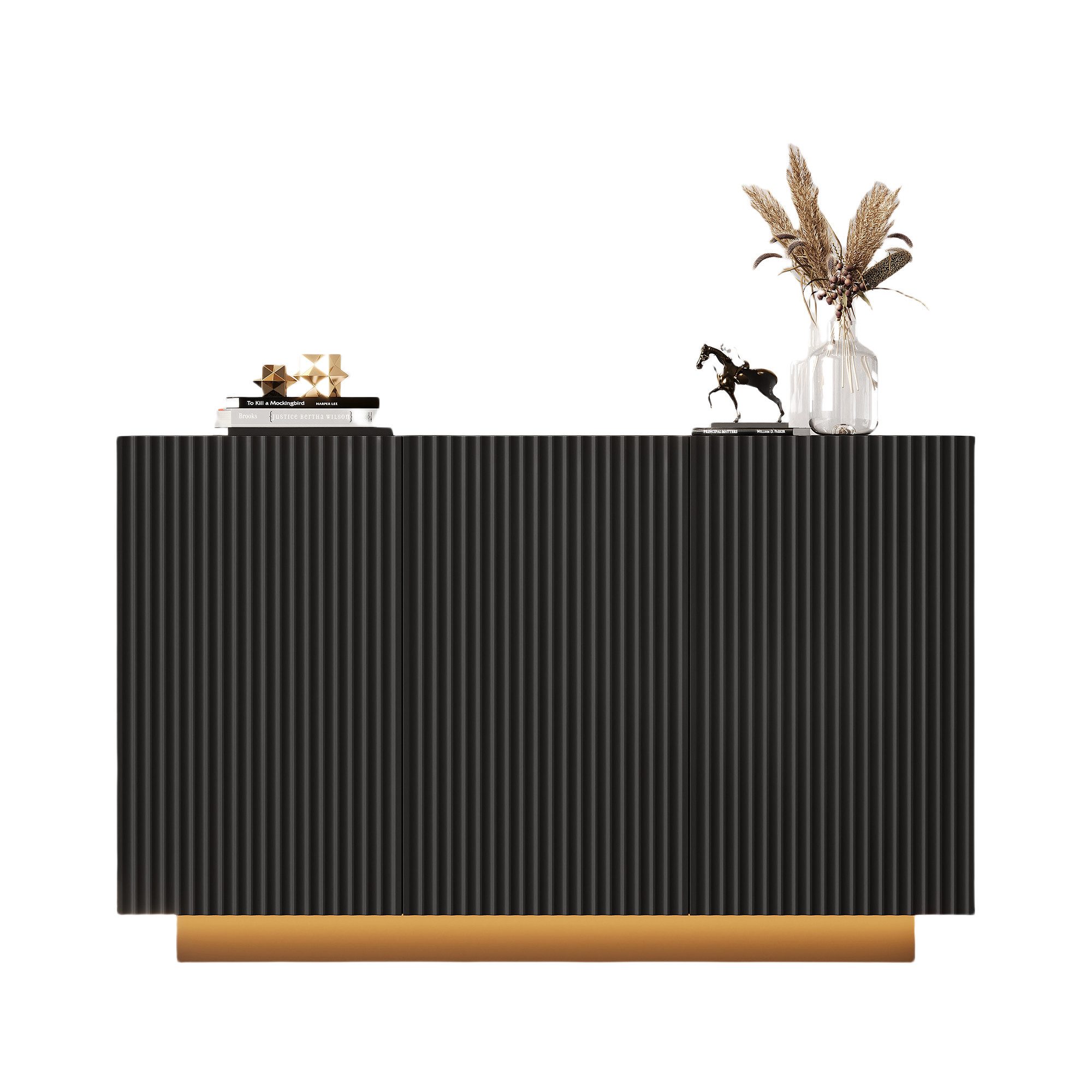 OKWISH Sideboard Vertikale Streifen Anrichte (Kommode, günstig online kaufen