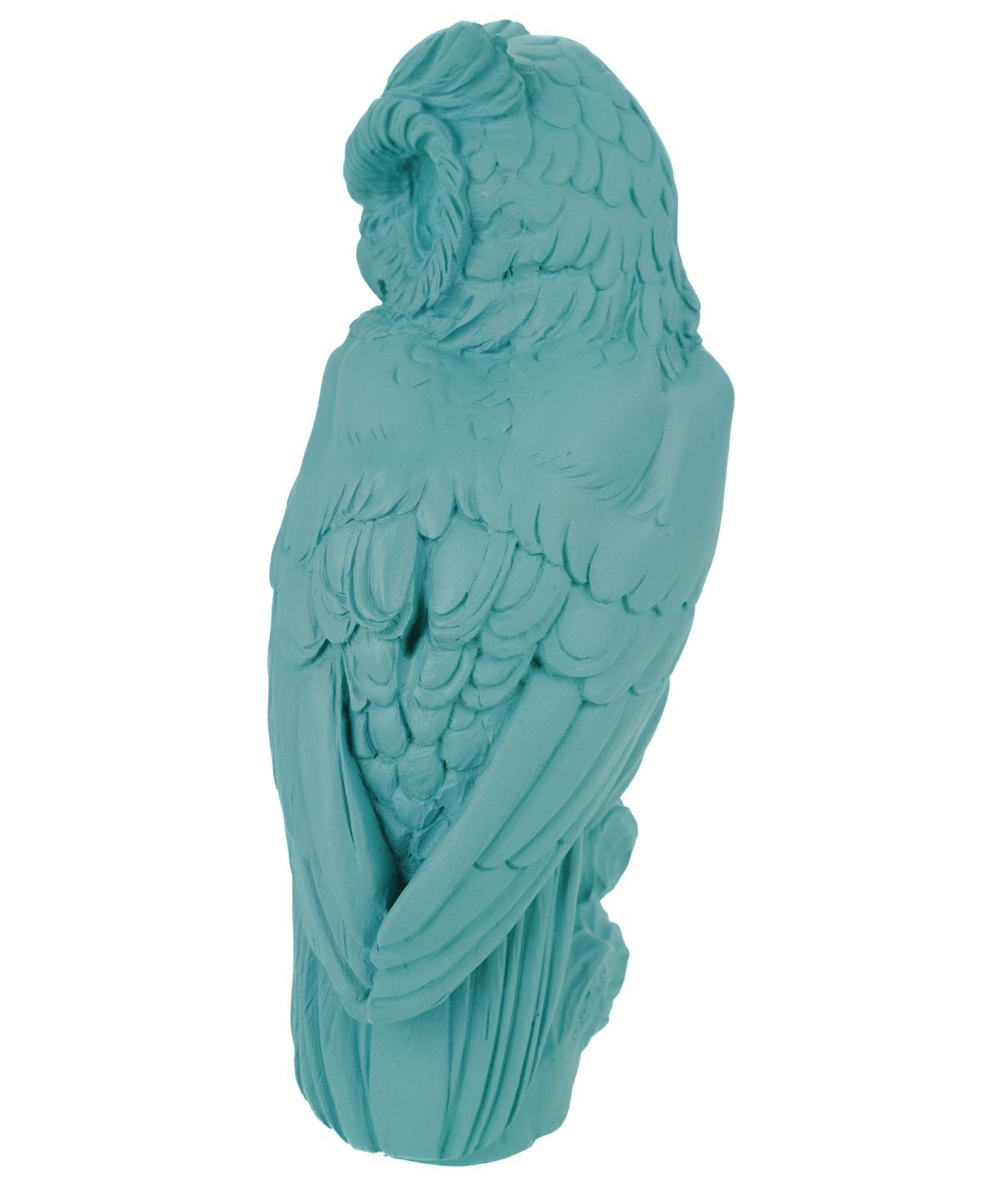 Tierfigur Türkis Alabaster Vogel Schatzkiste Kremers Dekofigur cm Figur Deko Eule Uhu 21