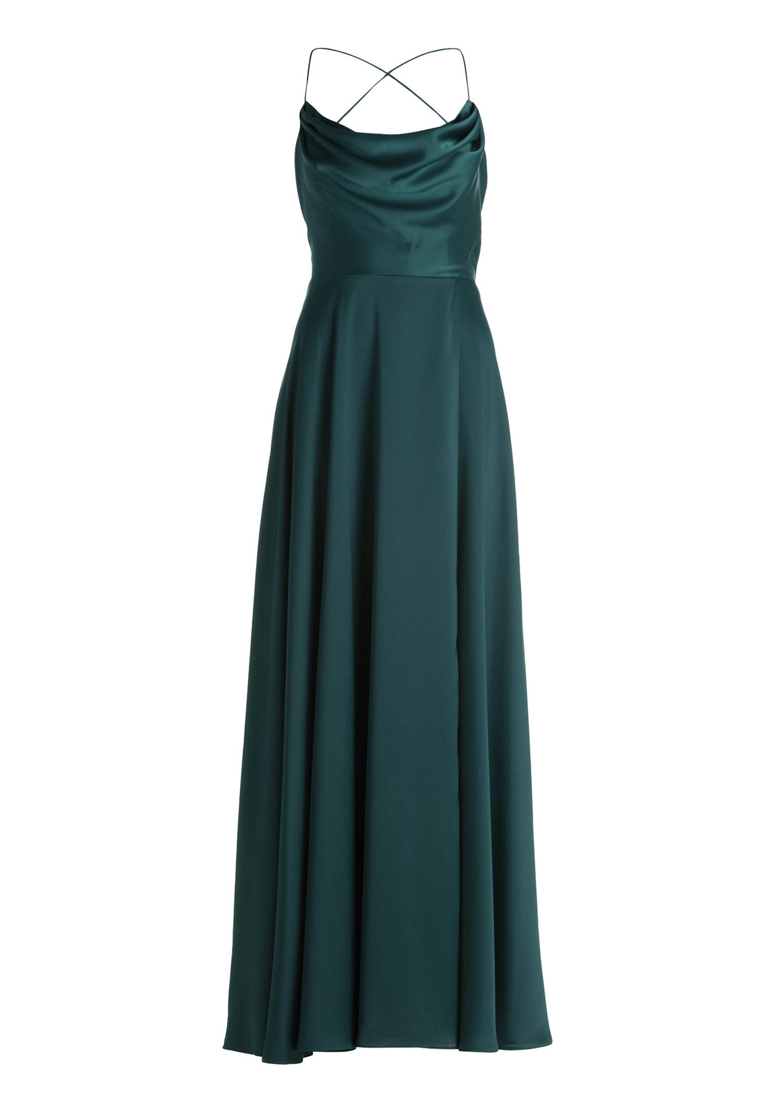 Vera Mont Abendkleid Damen mit Wasserfallausschnitt Material günstig online kaufen