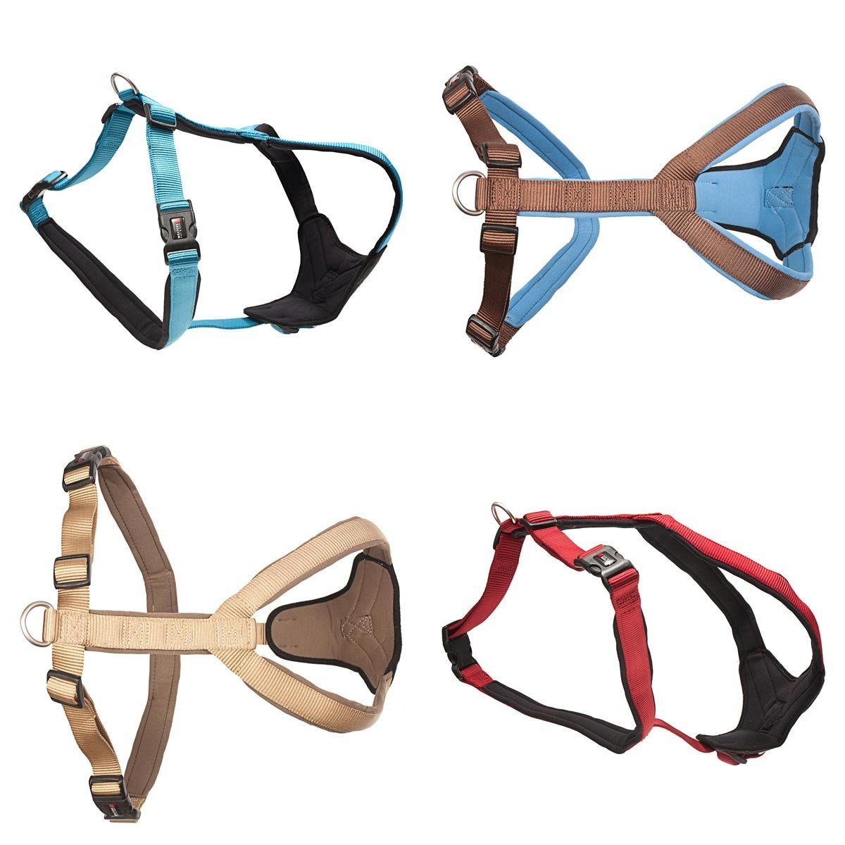 Wolters Hunde-Geschirr Geschirr Professional Comfort, 40-45cm x 25mm, sand/braun, 40-45cm x 25mm - sand/braun