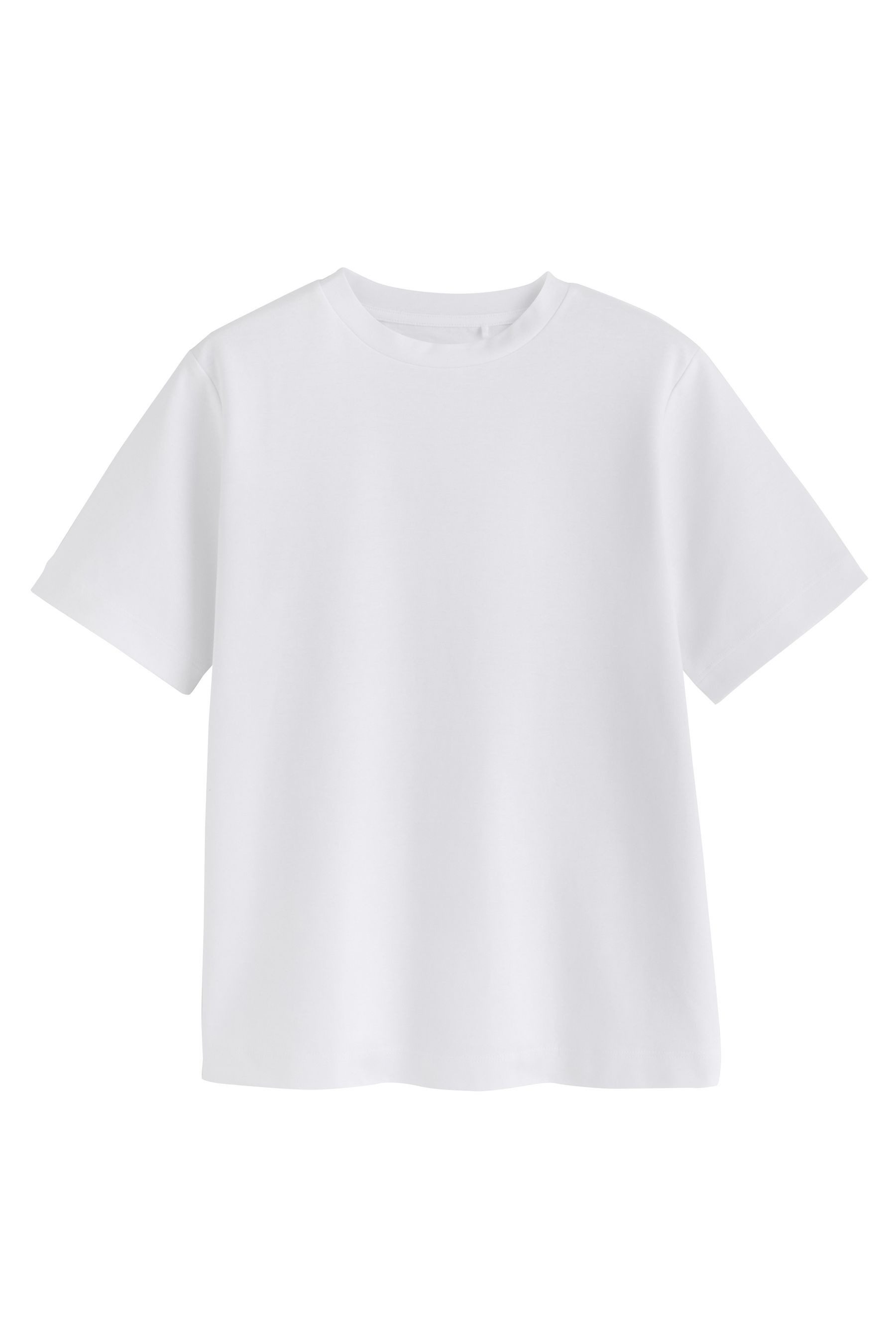 Next T-Shirt Rundhals-T-Shirt aus schwerem Stoff (1-tlg)