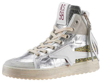 A.S.98 Combi 3 Ice Кросівки, Plateau, High Top-Sneaker, Schnürschuh, seitliche Stern-Applikation