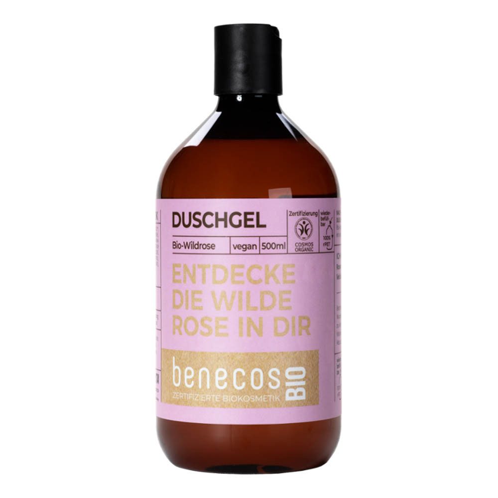 Benecos Duschgel Wildrose - Duschgel 500ml