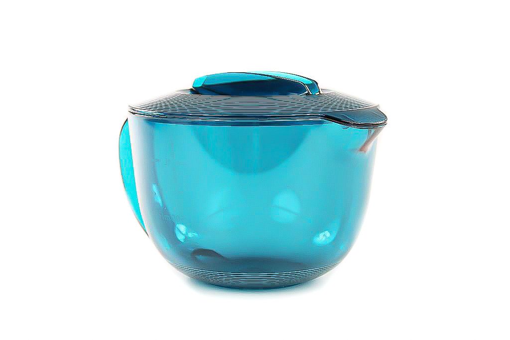 TUPPERWARE Mikrowellenbehälter Microplus 1,0L Kanne I30 Plus Mikro Türkis