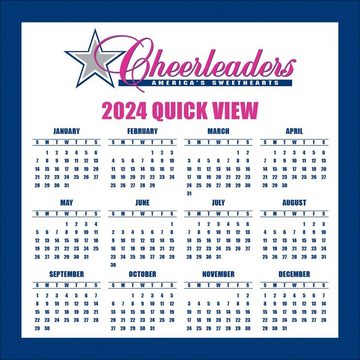 Turner Tischkalender Dallas Cowboys Cheerleaders - NFL - Tages-Abreißkalender 2024