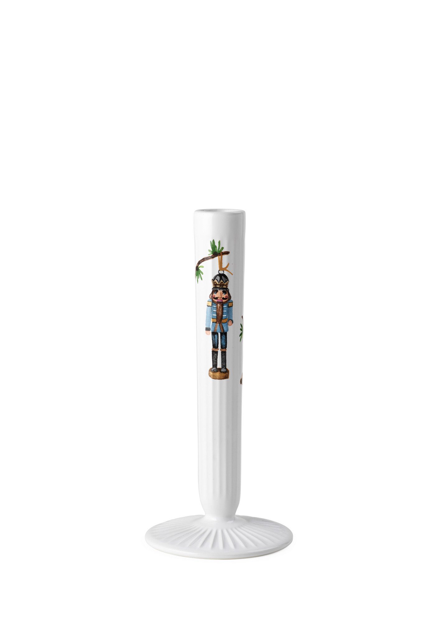 Kähler Kerzenständer Kähler Hammershøi Christmas Kerzenständer H16 cm Weiß