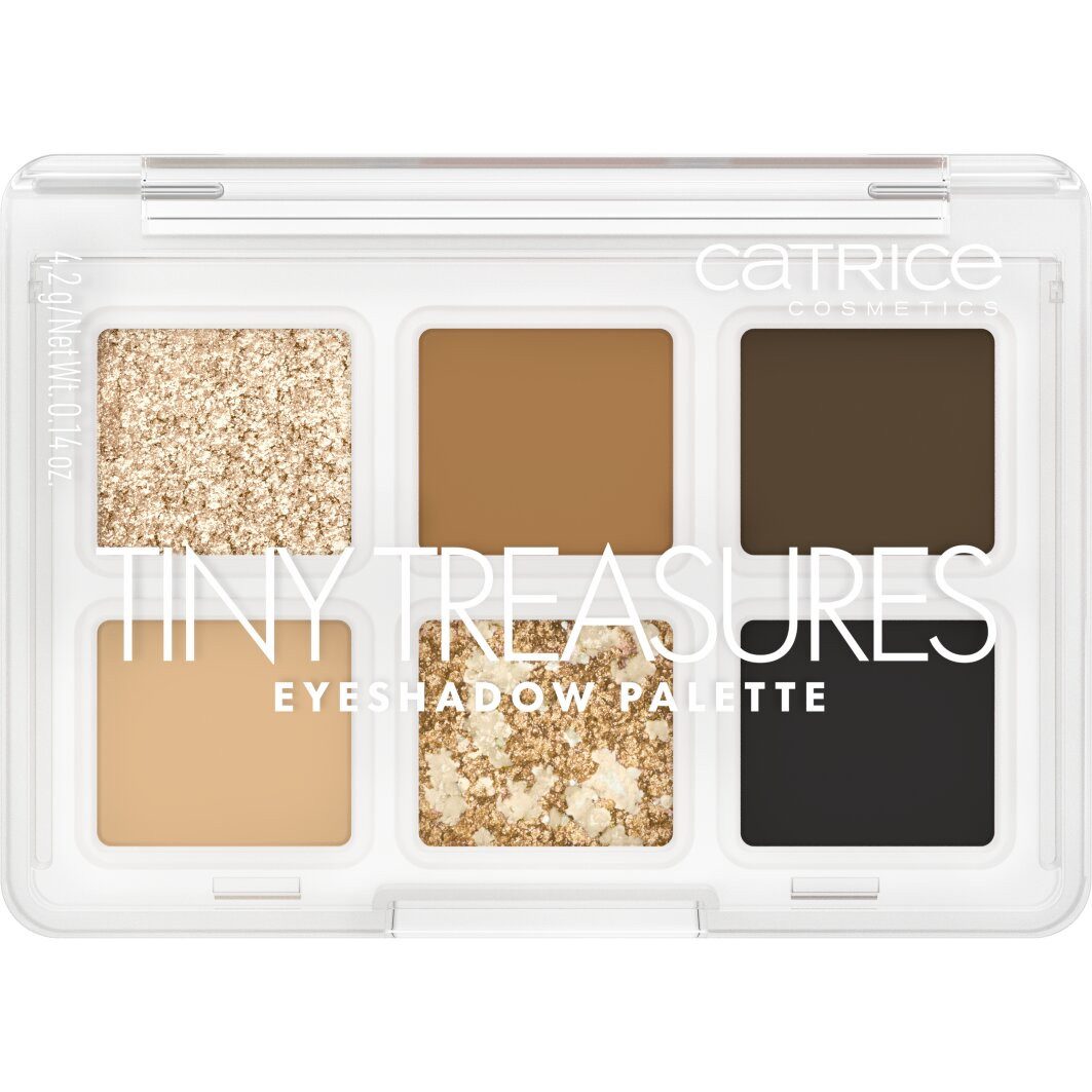 Catrice Lidschatten-Palette Tiny Treasures Eyeshadow Palette, Matt, schimmernd und metallisch, kompakt und reisefreundlich, vegan.