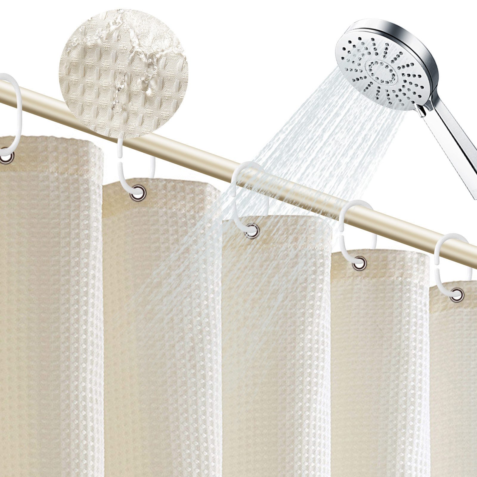MODFU Duschvorhang Badewannenvorhang Badezimmer Vorhang Vorhänge Dusche Bre günstig online kaufen