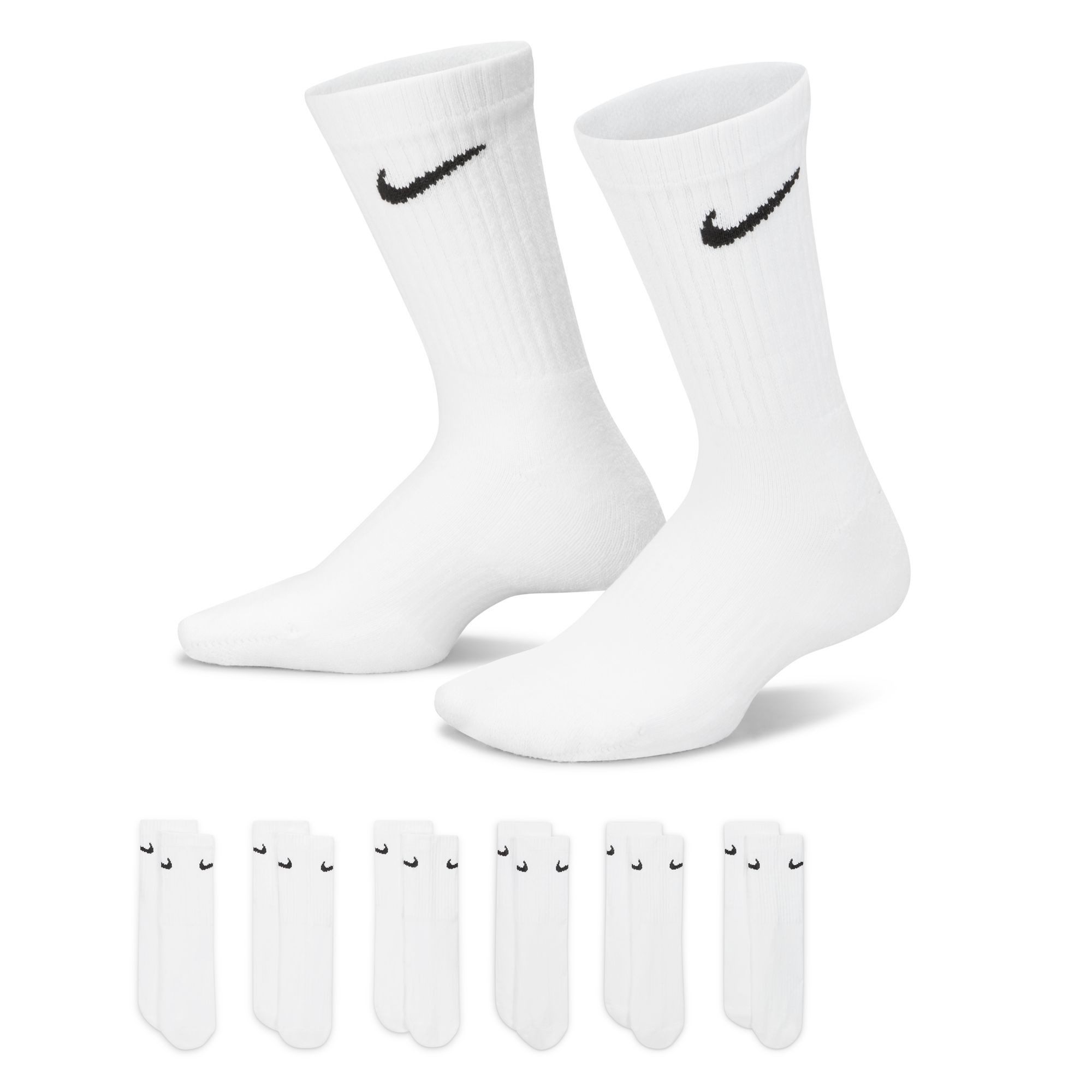Nike Funktionssocken Y NK EVERYDY CUSH CREW 6PR 108 Für Kinder und Jugendliche