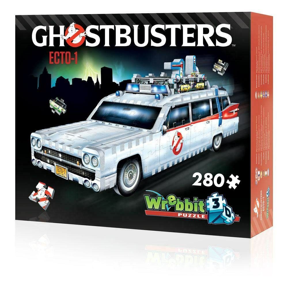 1959er 3D Ghostbusters 3D-Puzzle 1 ECTO-1 Ecto Geisterjäger Cadillac, Wrebbit Auto Puzzleteile Puzzle