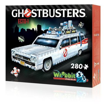 Wrebbit 3D-Puzzle »Ghostbusters 3D Puzzle ECTO-1 Geisterjäger Ecto 1 Auto 1959er Cadillac«, Puzzleteile