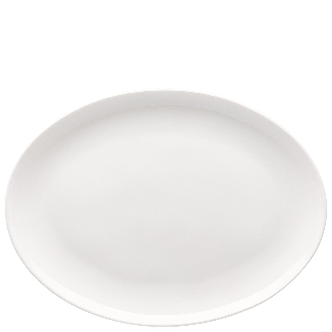 Porzellan, Jade Servierplatte Rosenthal Weiß cm, 35 Platte (1-tlg)