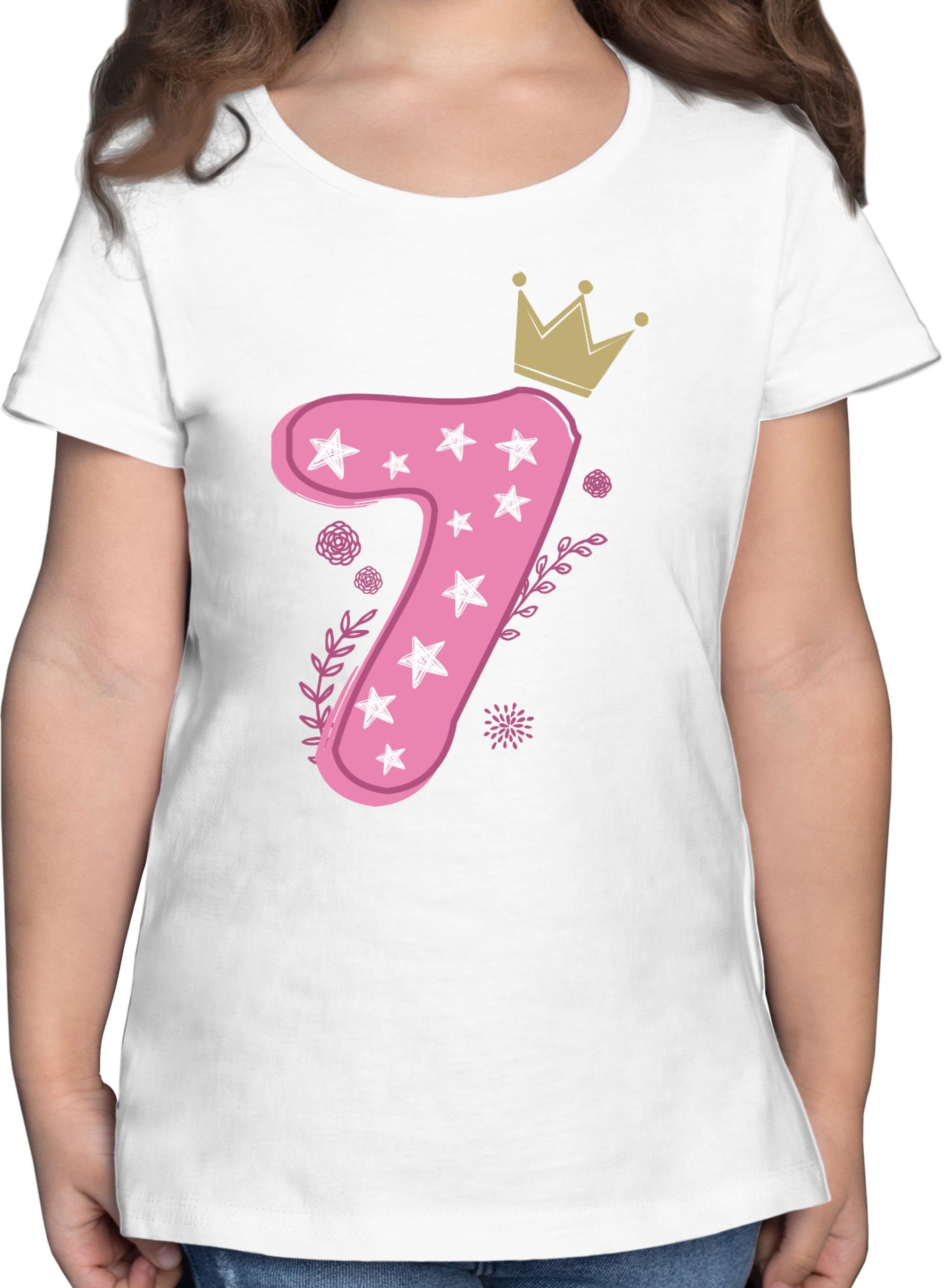 T-Shirt Siebter Geburtstag