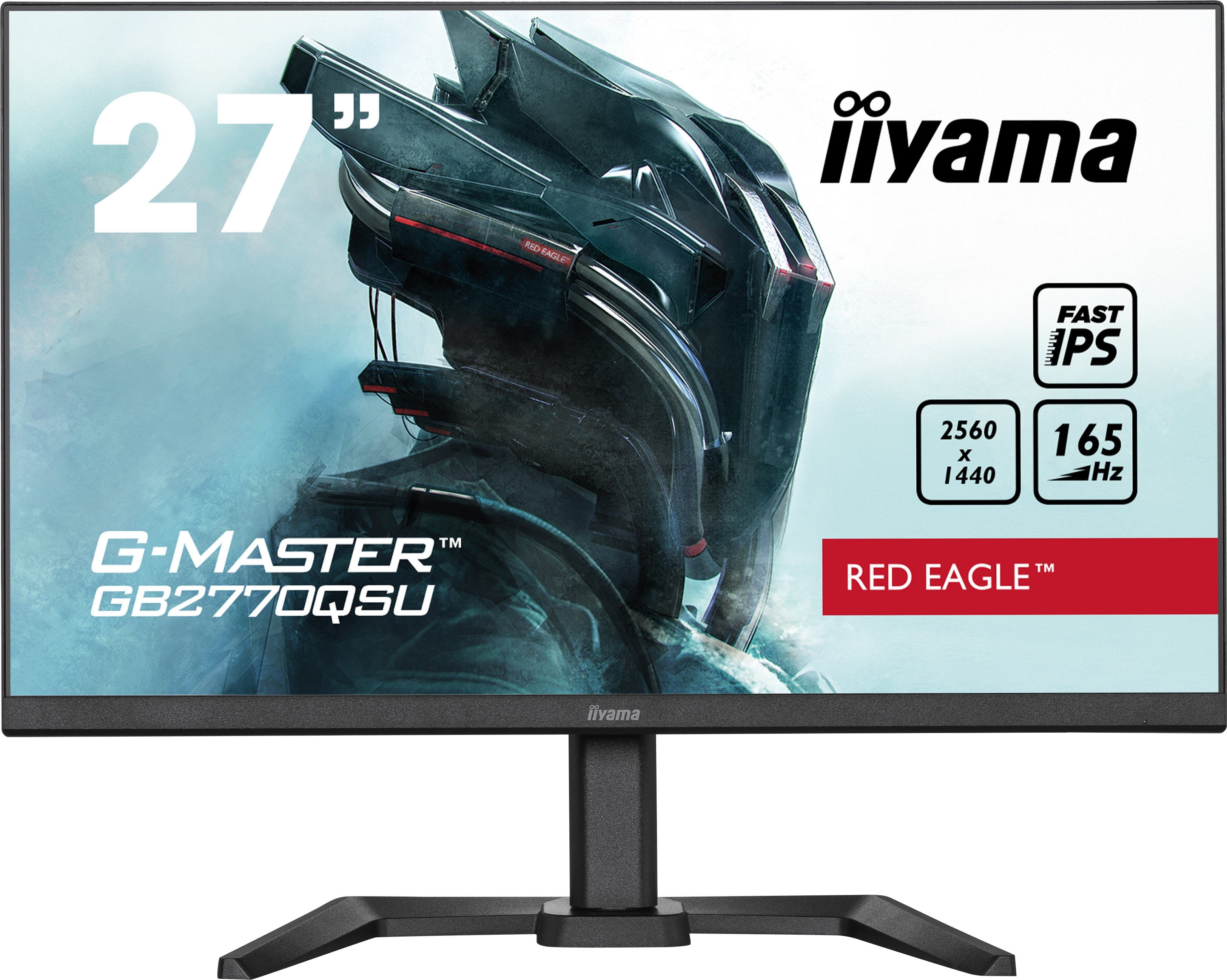 Iiyama GB2770QSU-B5 LED-Monitor (68,5 cm/27 ", 2560 x 1440 px, WQHD, 0,5 ms Reaktionszeit, 165 Hz, IPS)