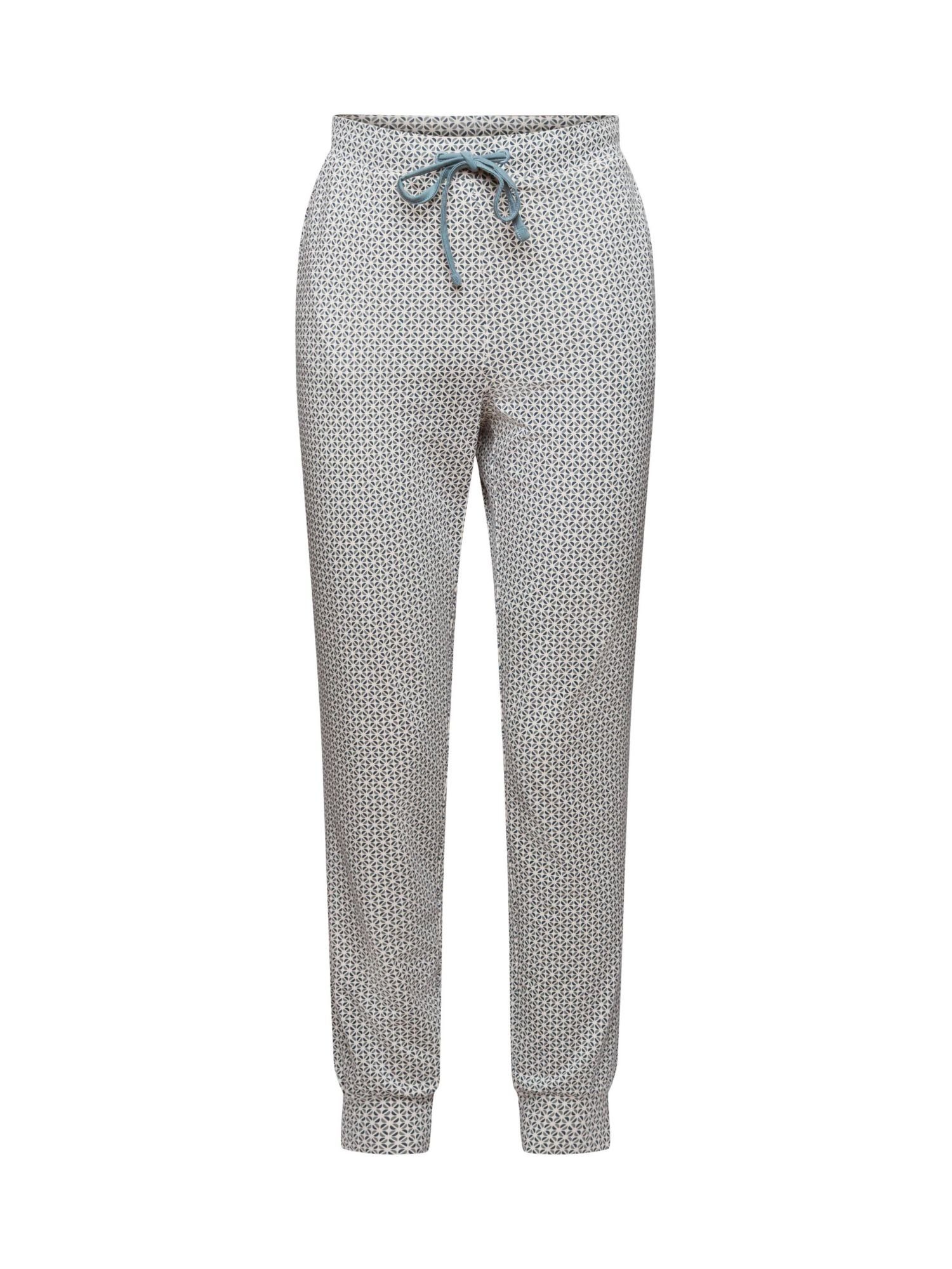 Esprit Schlafhose Jersey-Pyjamahose mit Print TEAL BLUE