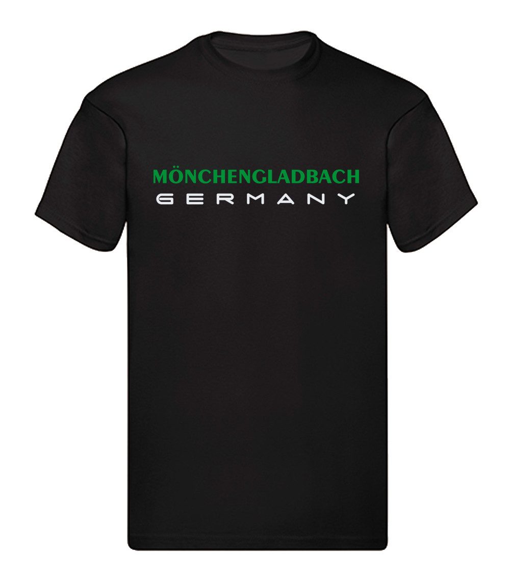 G-graphics T-Shirt Mönchengladbach Germany (1-tlg) Herren T-Shirt mit einem Motiv für den echten Fan